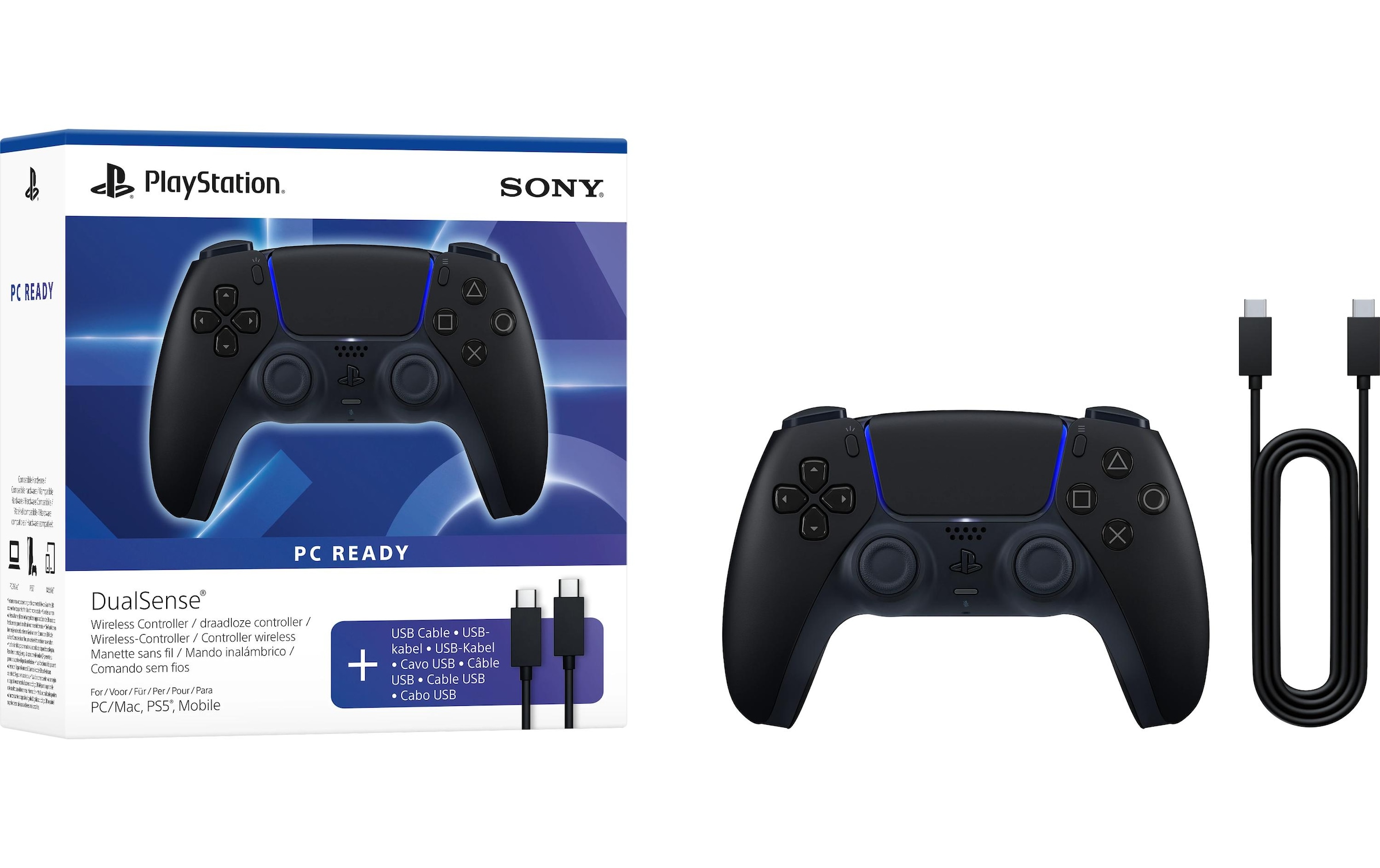 Sony Controller »DualSense Wireless-Controller + USB-Kabel für PC«