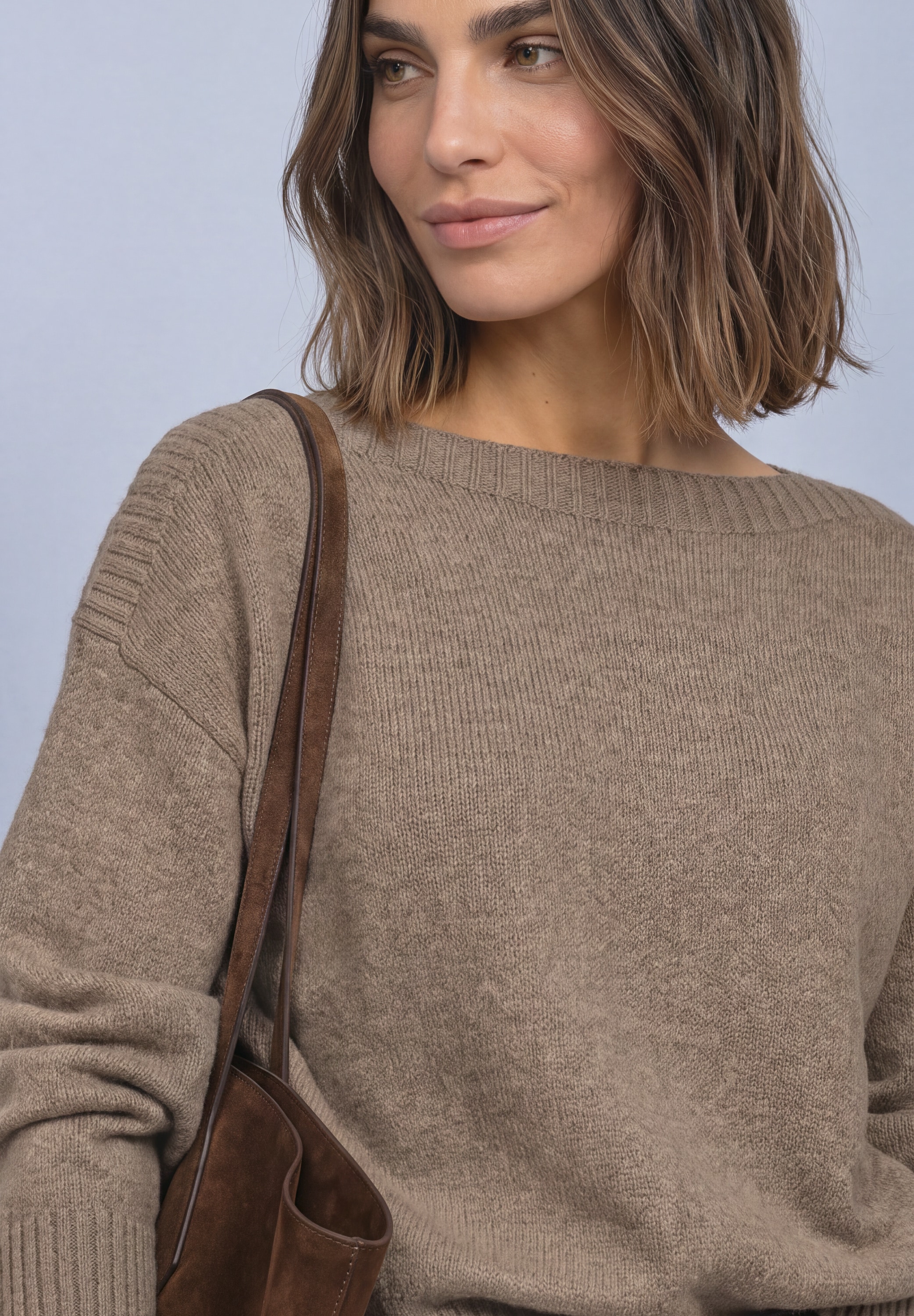 STREET ONE Strickpullover mit Boat Neck
