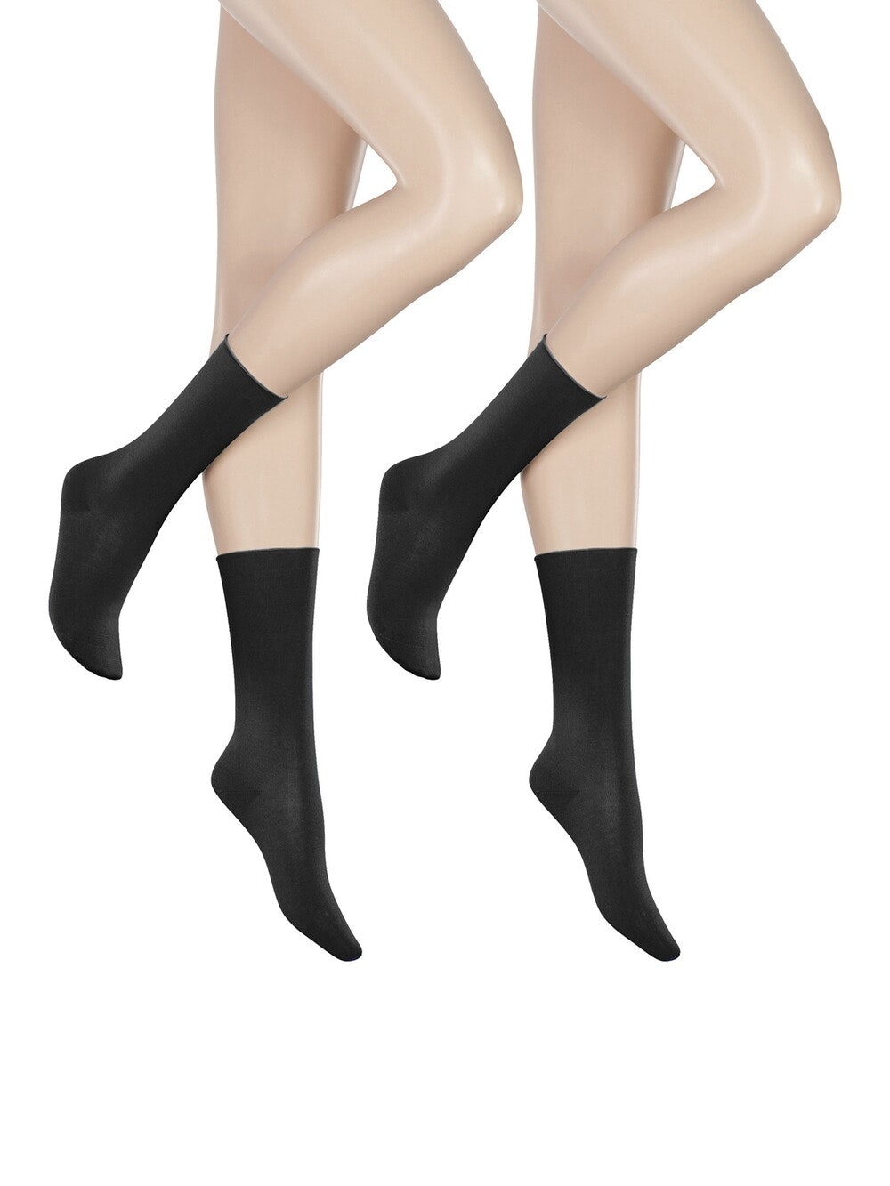 Hudson Chaussettes »ONLY 2-PACK« 2er Pack,  Komfortbund mit weitem Fussausschnitt