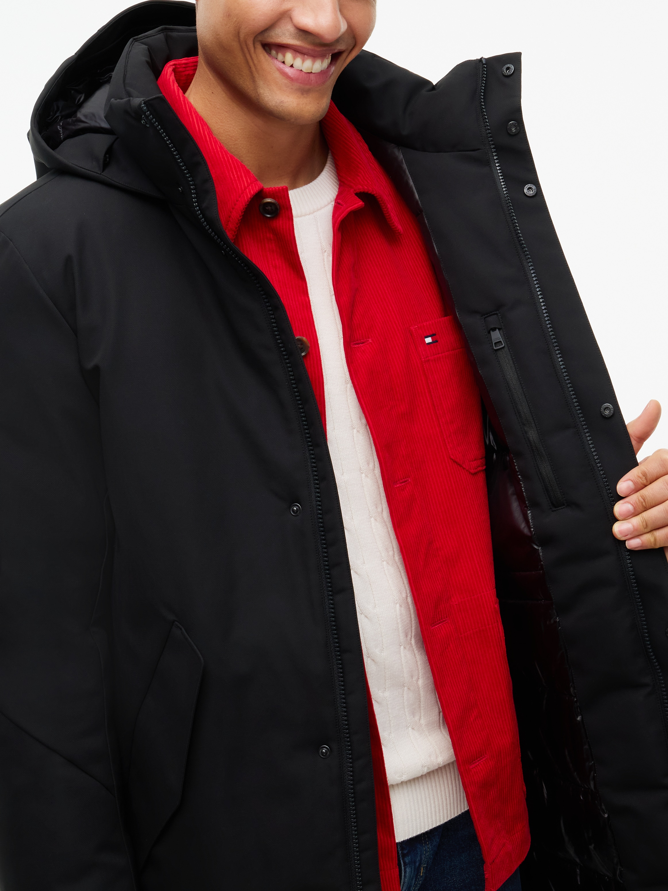 Tommy Hilfiger Manteau court »TECH HOODED PADDED PARKA«