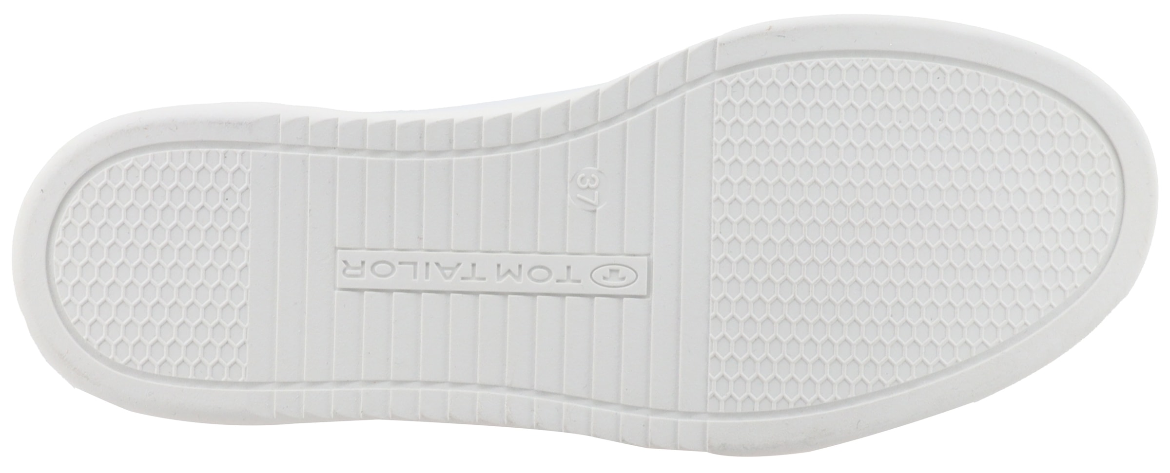 TOM TAILOR Sneaker  , Freizeitschuh, Halbschuh, Schnürschuh, Kontrastbesatz an der Ferse