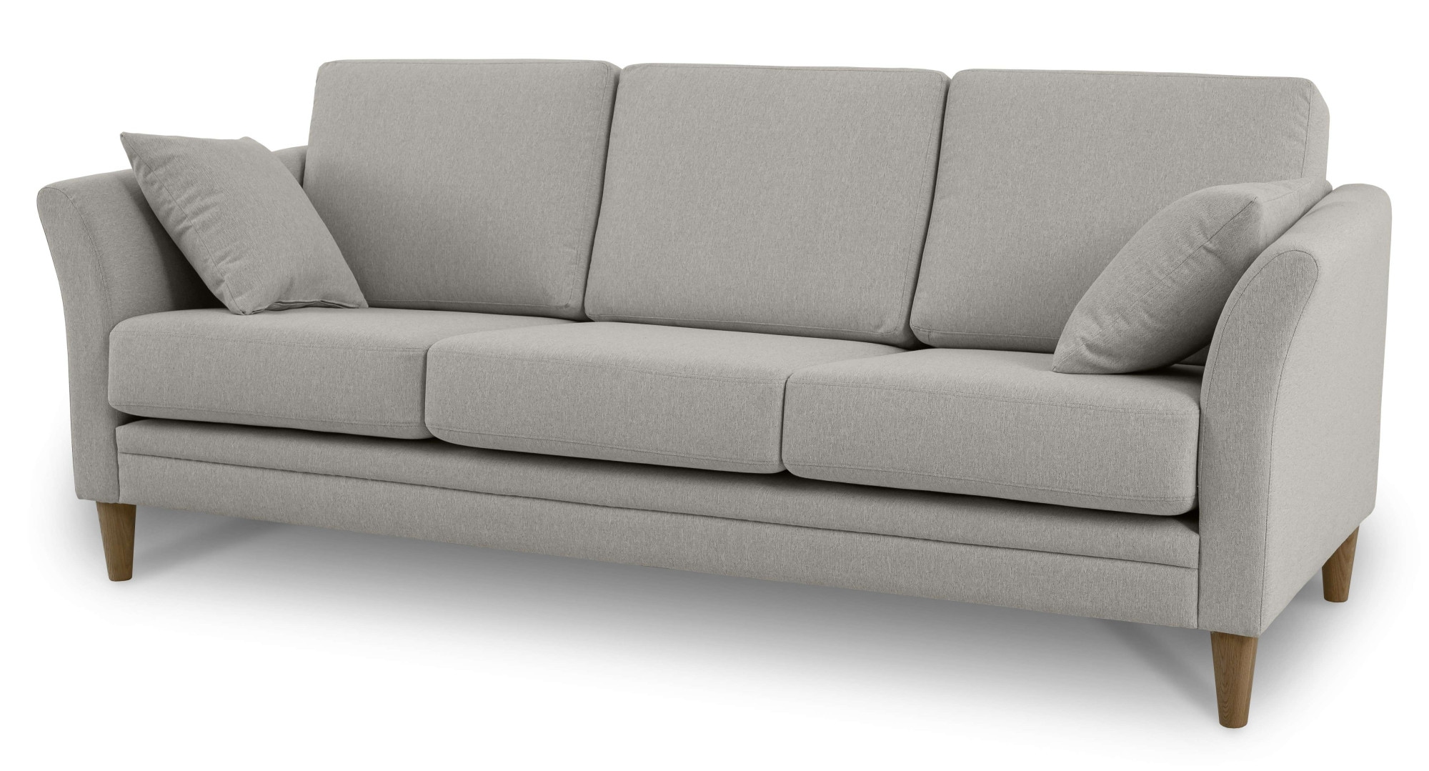 Home affaire 3-places »Arellano, Breite 217 cm« klassisches Design, 2 Zierkissen inklusive, Webstoff fein