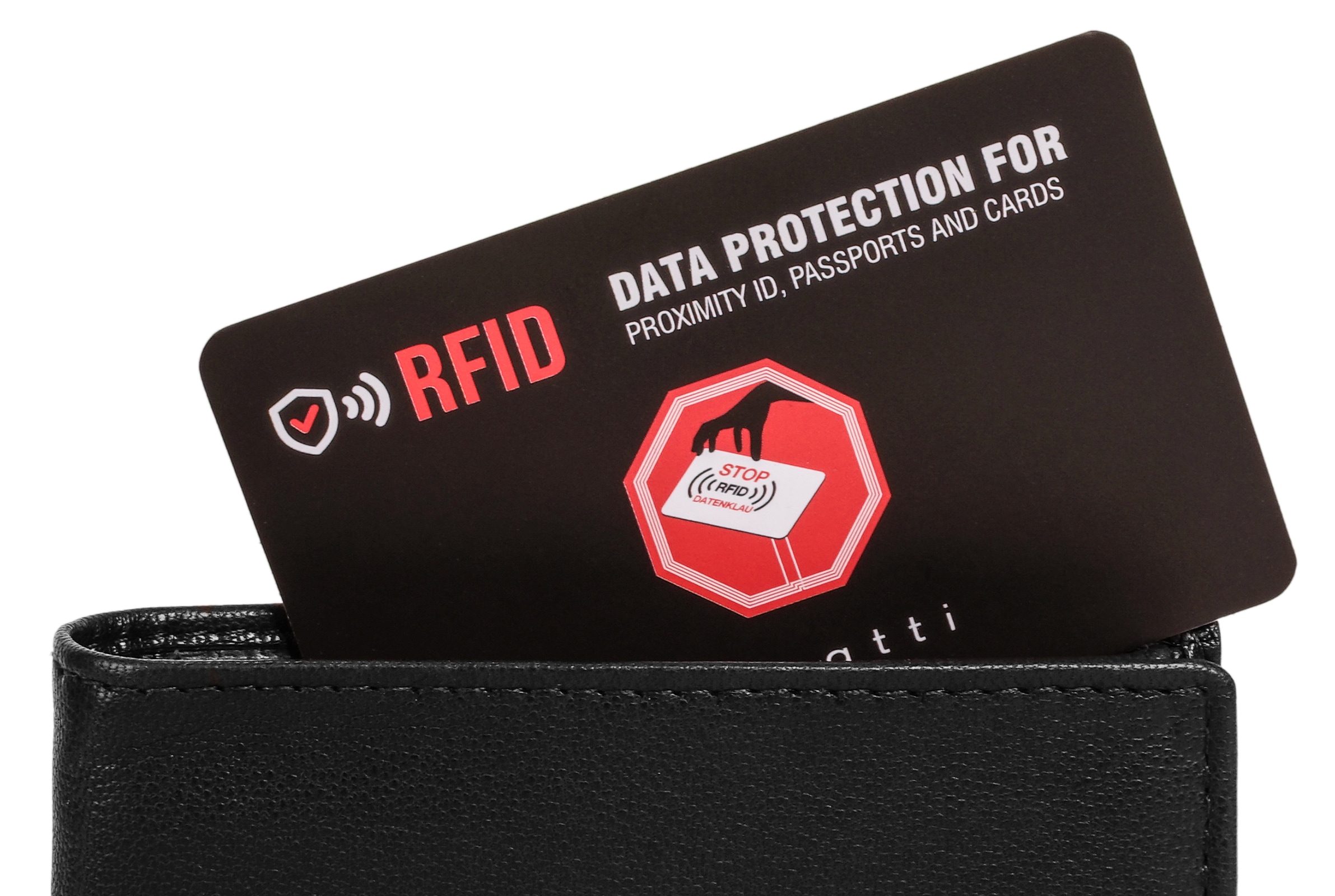 bugatti Geldbörse »BLACK MAGIC« echt Leder