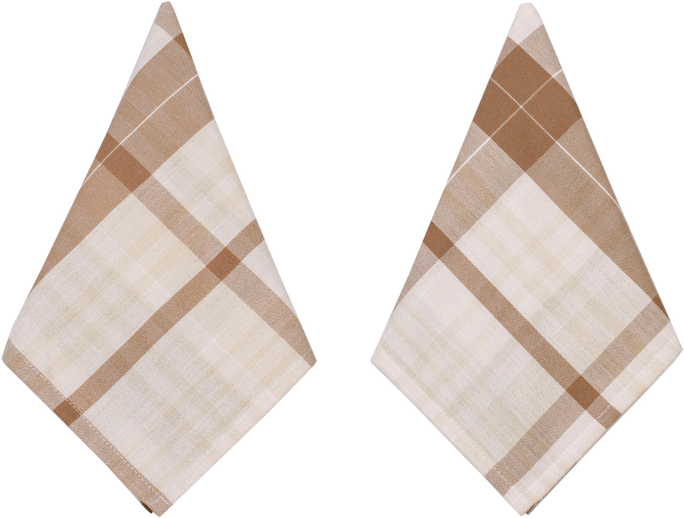 my home Serviette en tissu »Candise« Check Muster,