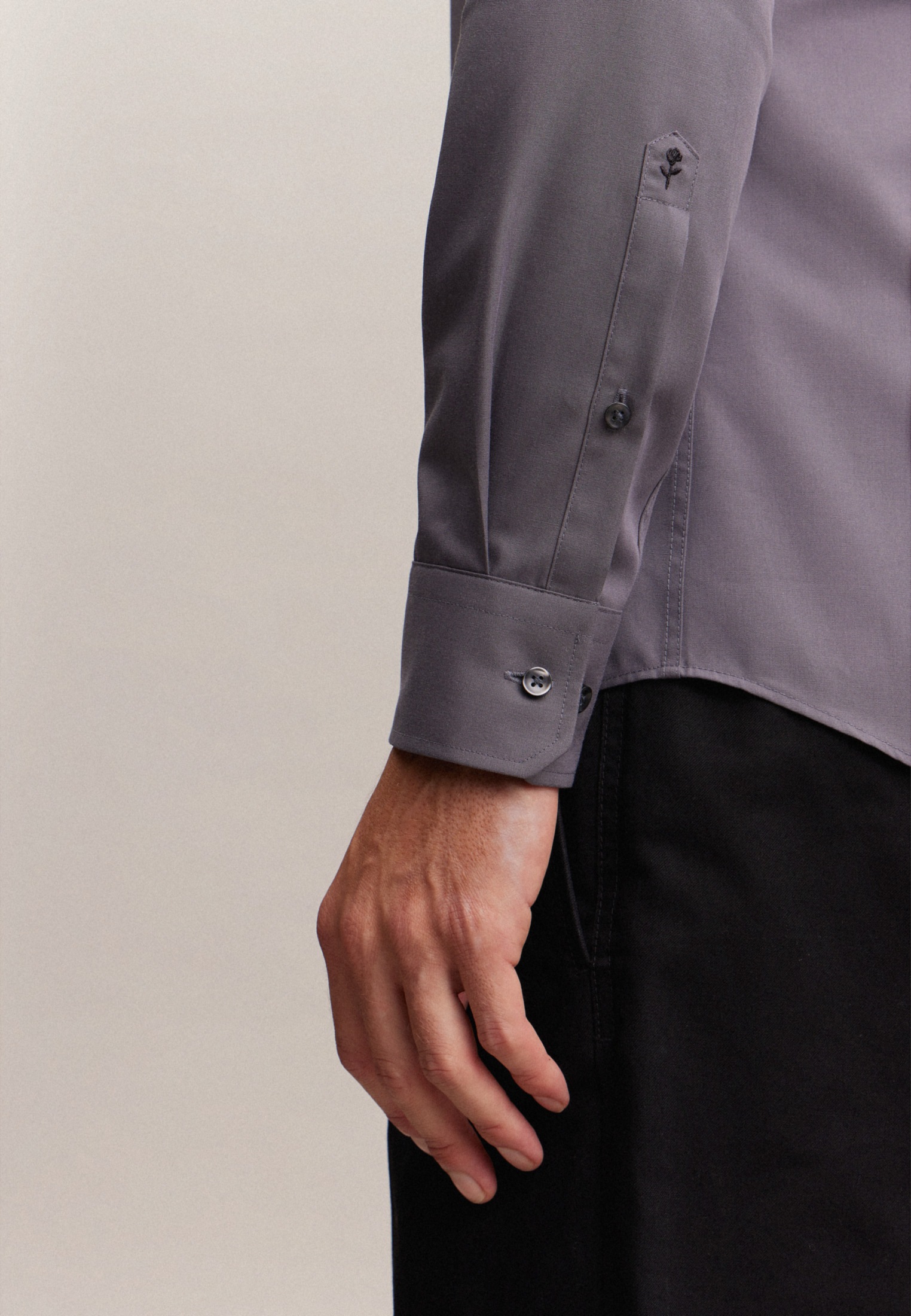 seidensticker Businesshemd »Schwarze Rose« X-Slim 1/1 Kentkragen Uni