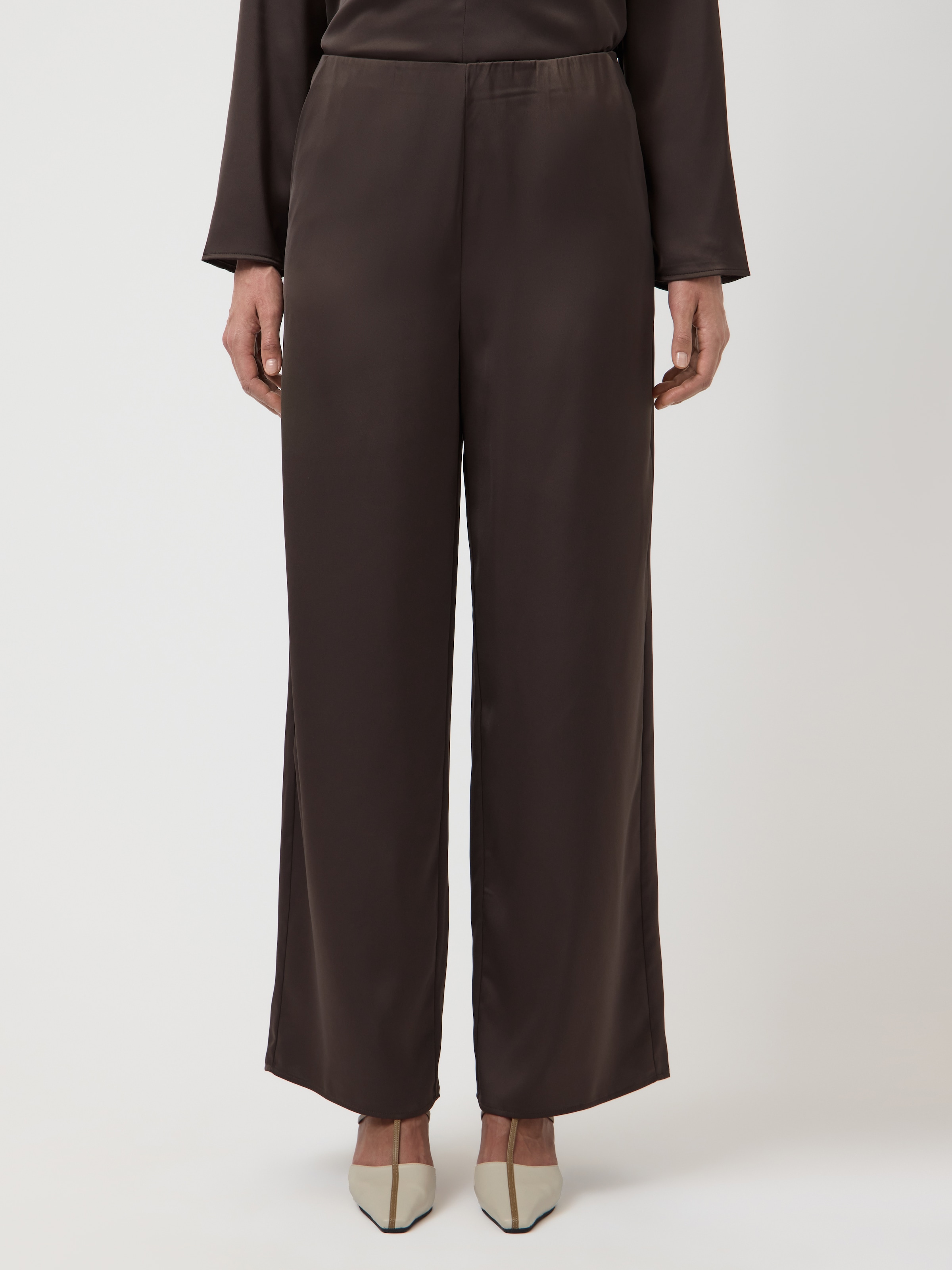 Y.A.S Pantalon de costume »YASPELLA HW WIDE PANTS S. NOOS«  avec stretch, brillant