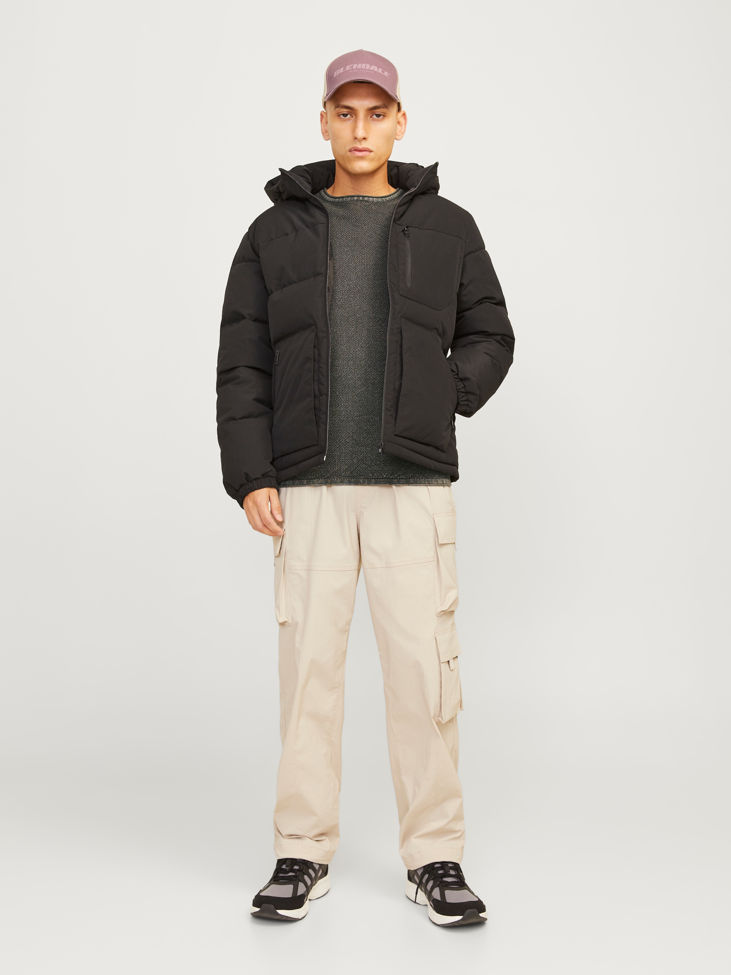 Jack & Jones Rundhalspullover »JJDEAN KNIT CREW NECK AW24« in gewaschener Optik