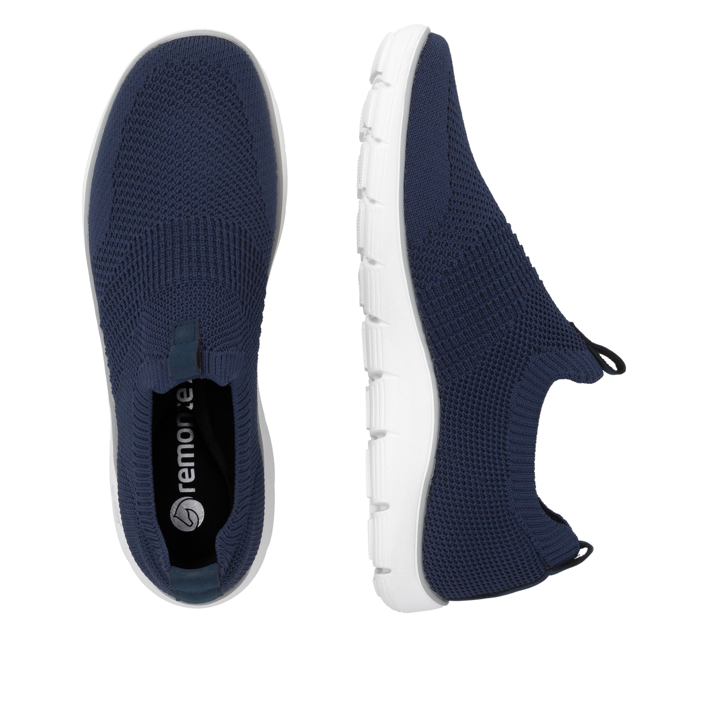 Remonte Baskets slip-on  Chaussure à enfiler, mocassin, chaussure pieds nus avec semelle intérieure amovible