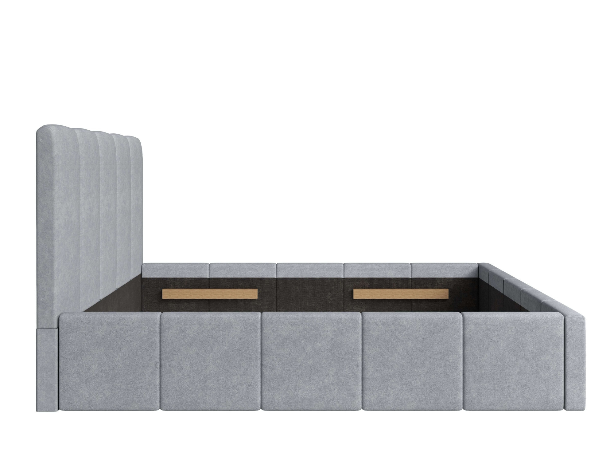 Home affaire Lit rembourré »ANCIER wahlweise mit/ohne Bettkasten, Breite Liegefläche 160 cm« Stauraumbett, Doppelbet mit Kopfteil, ohne Matratze, 179/218/112 cm