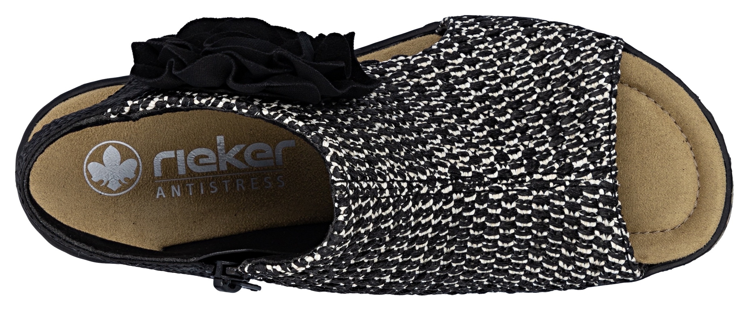 Rieker Schaftsandalette  Keilsandale, Sommerschuh, Plateausandalette mit Blüte