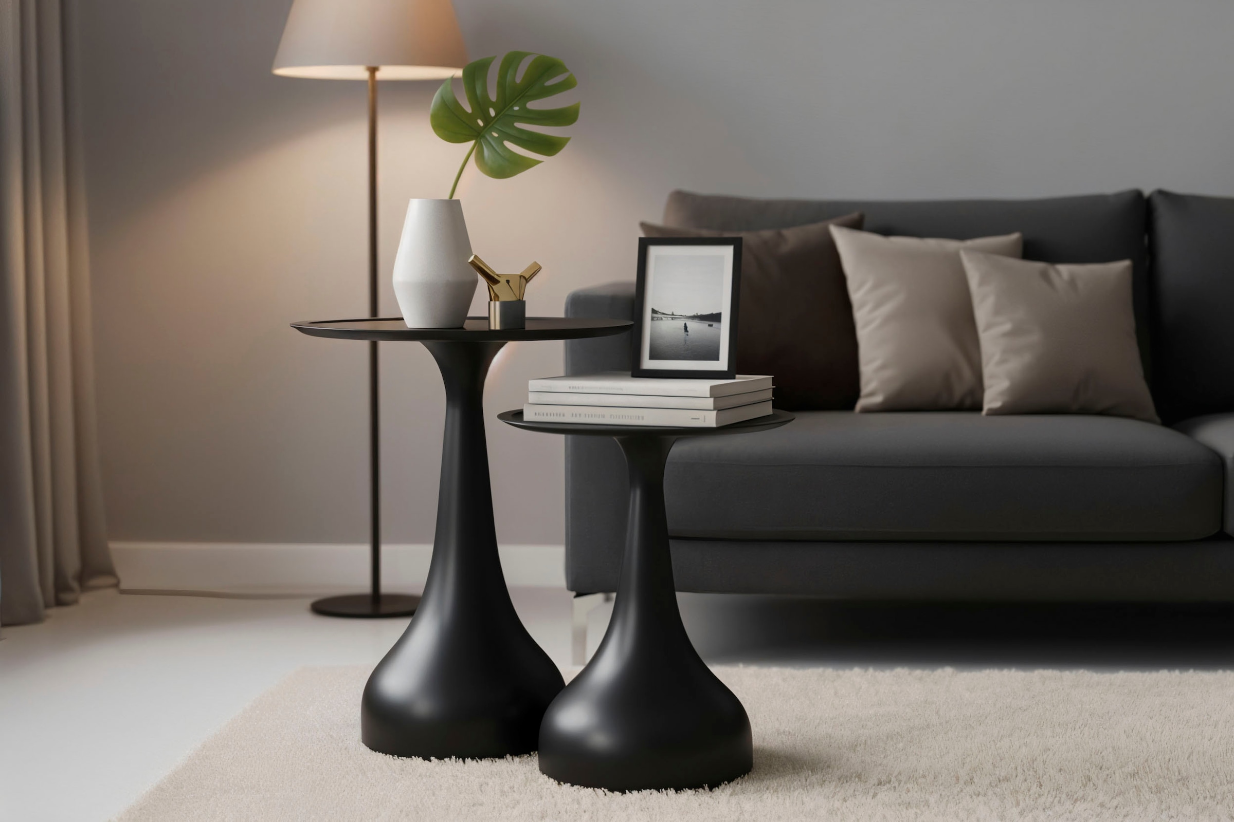 SIT Beistelltisch »Yerewan rund aus Mango massiv mit natürlicher Maserung« 1 Stk. tlg. Ø 46 cm Tischplatte aus Mango massiv mit einzigartiger Maserung