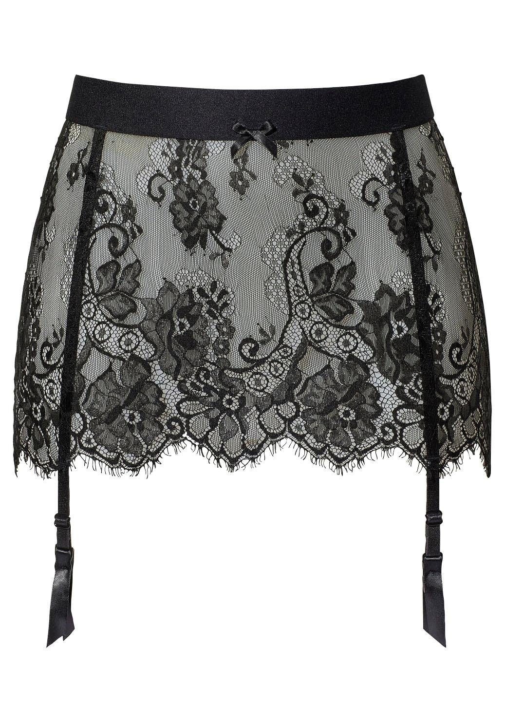 petite fleur gold Strapsgürtel aus edler Spitze, sexy Dessous, Reizwäsche