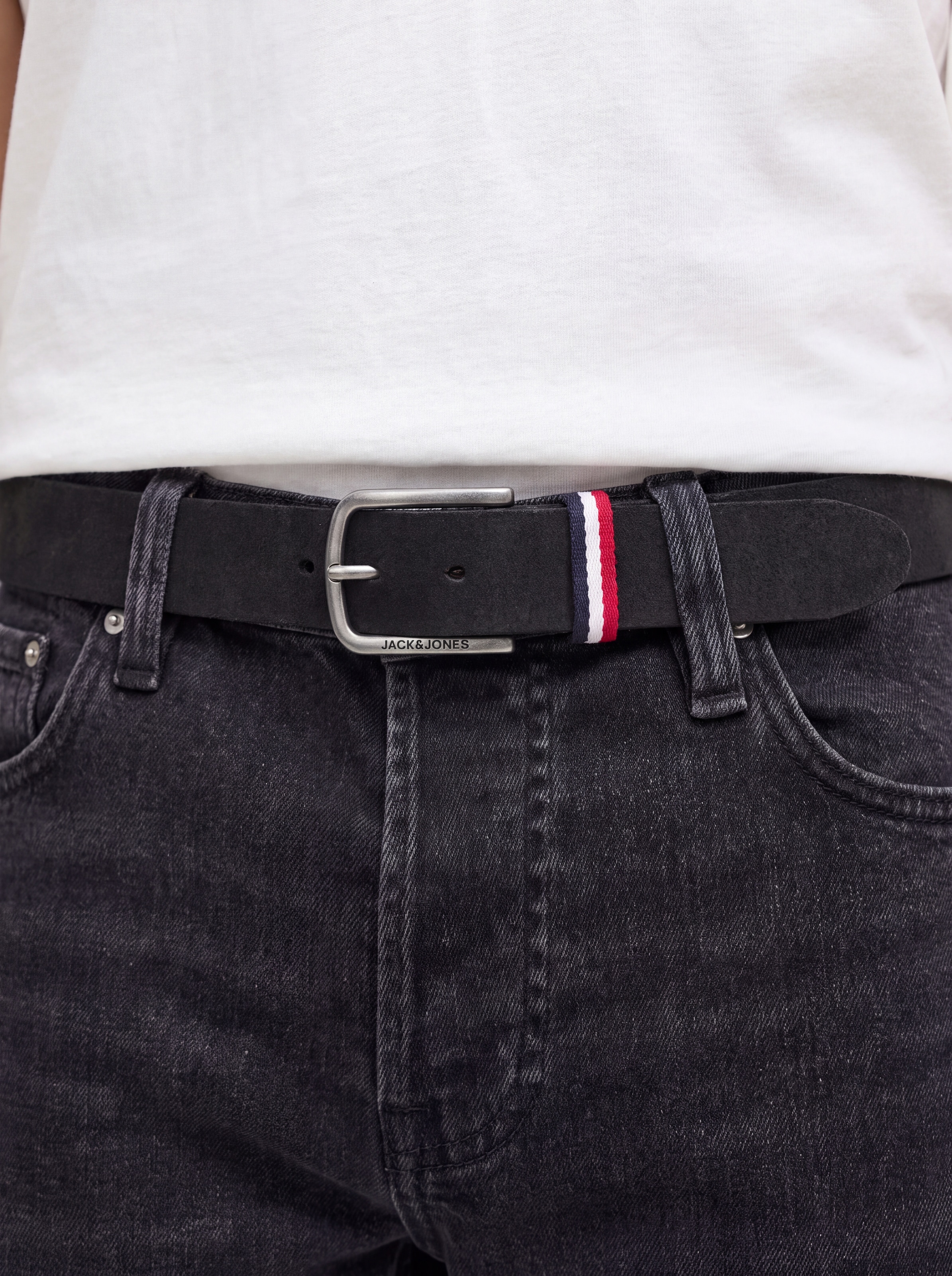 Jack & Jones Ceinture en cuir »JACESPO SUEDE BELT NOOS«