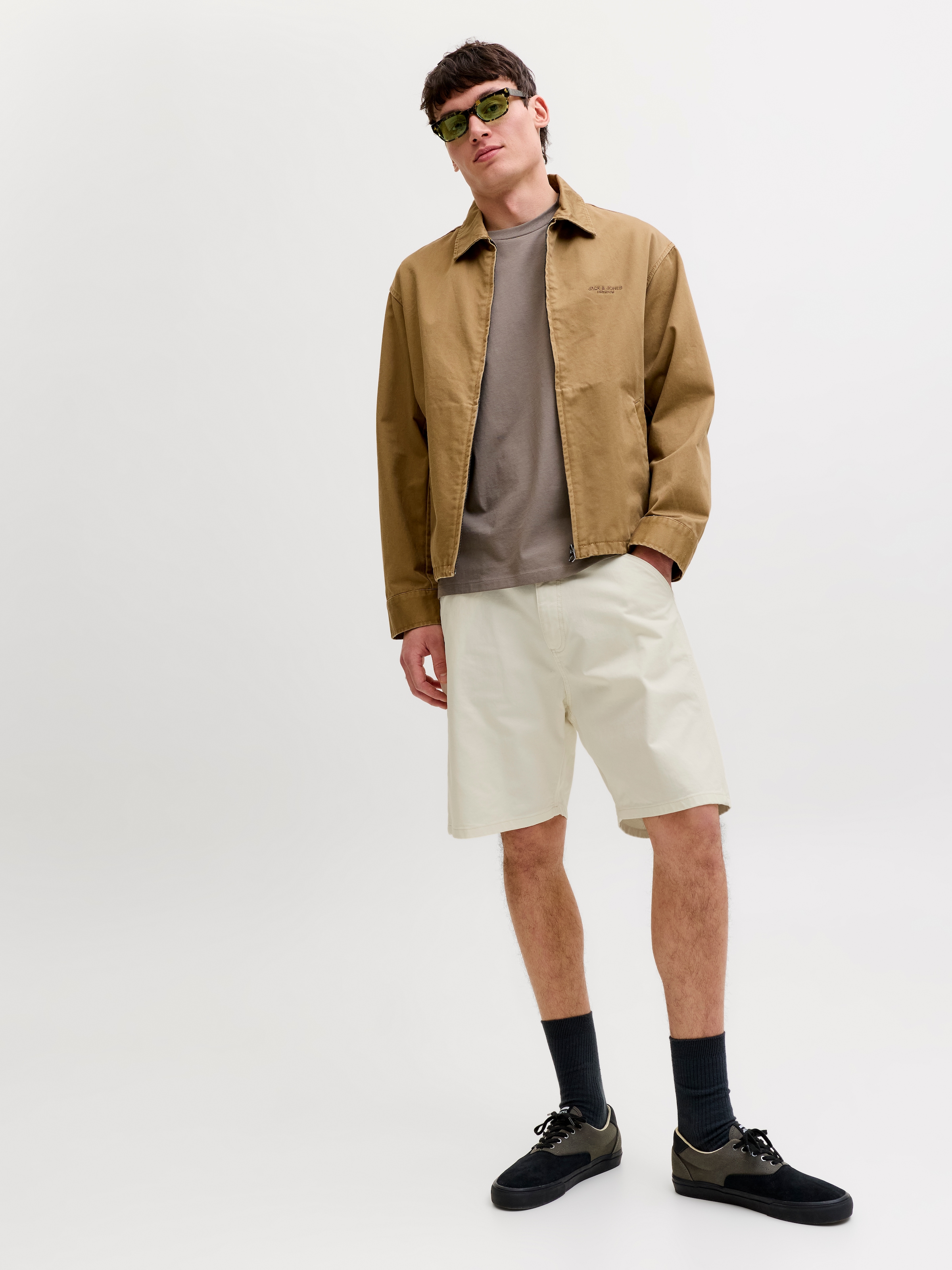 Jack & Jones Short en chino »JPSTTONY RAYE WORKER SHORT MID SN«  Baumwolle, 5-Pocket Style