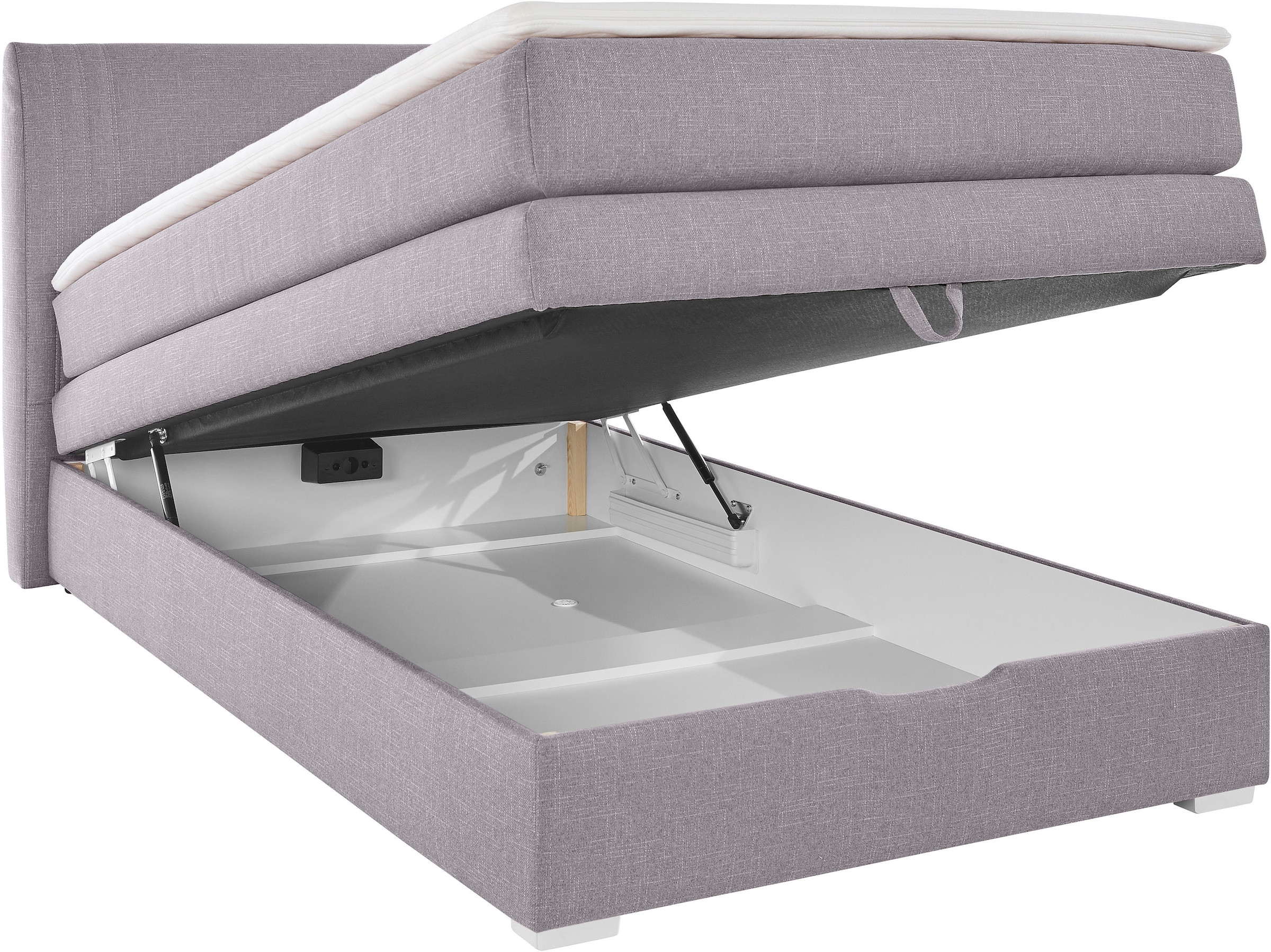 Jockenhöfer Gruppe Boxspringbett »"Amira", OTTOs Choice! Topseller, mit Bettkasten und Topper« erhältlich in den Breiten 120,140 & 180cm