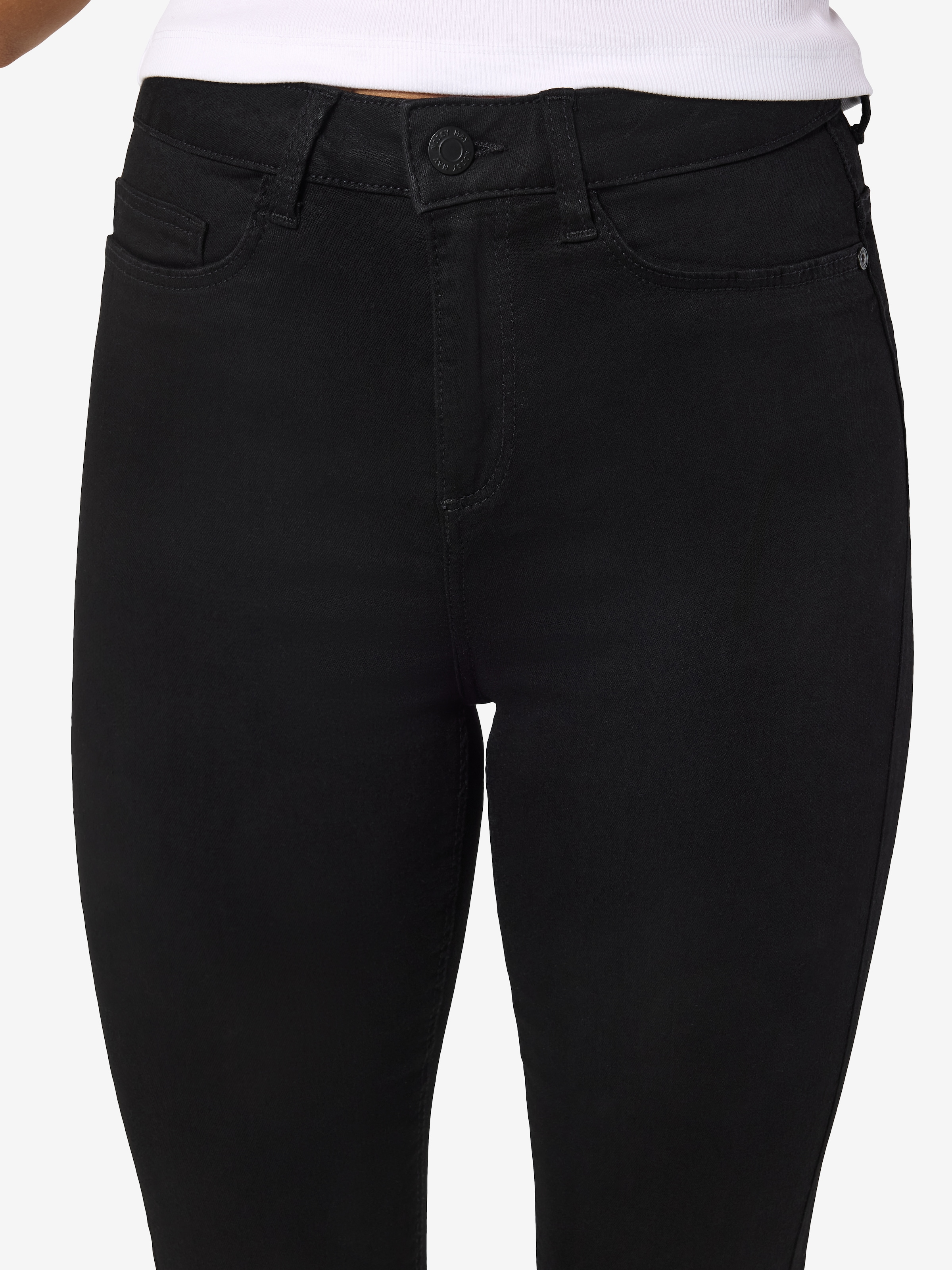 Noisy may Skinny-fit-Jeans »NMCALLIE HW SKINNY BLACK JEANS NOOS«
