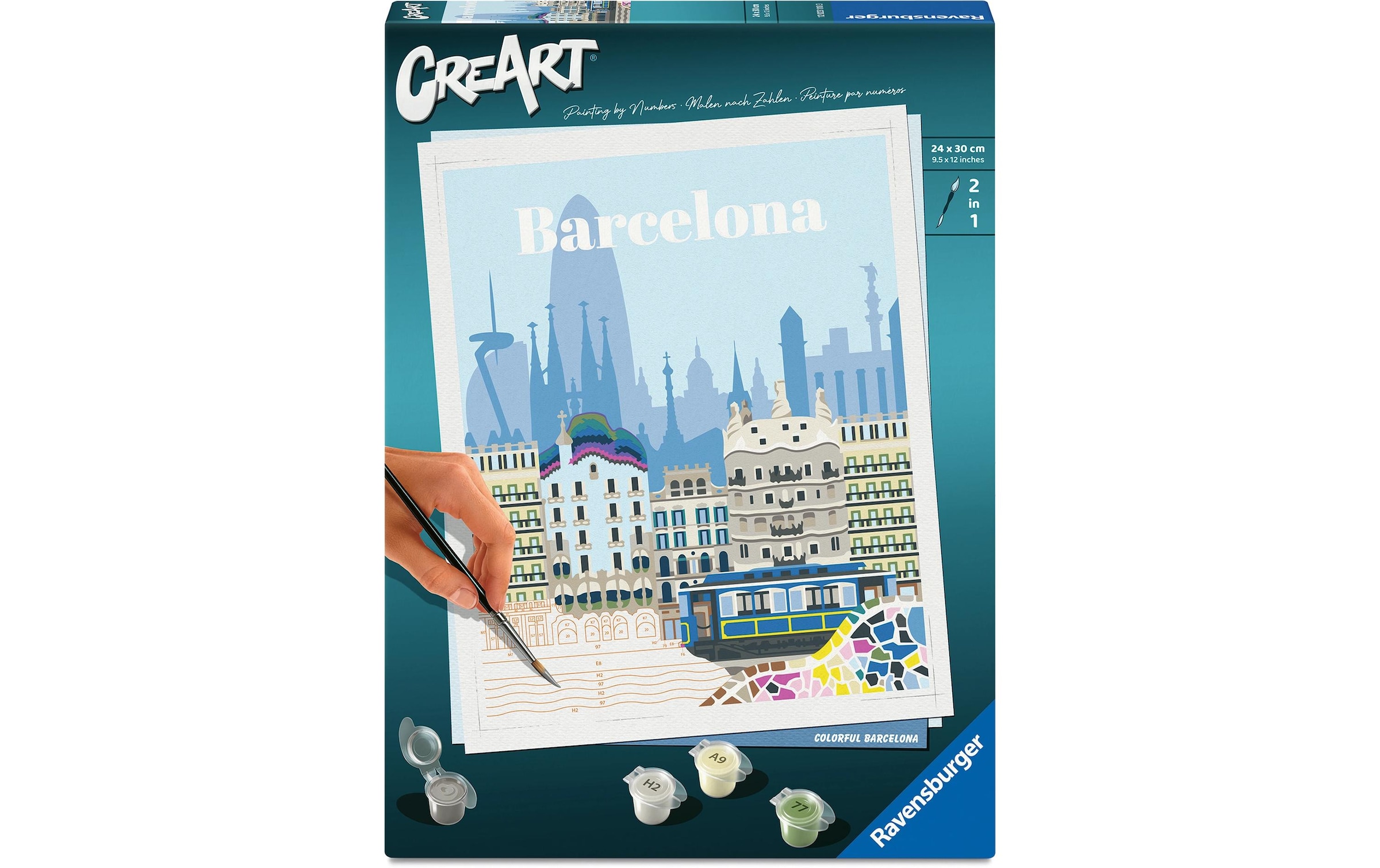 Ravensburger Malen nach Zahlen »CreArt, Farbenfrohes Barcelona« Made in Europe