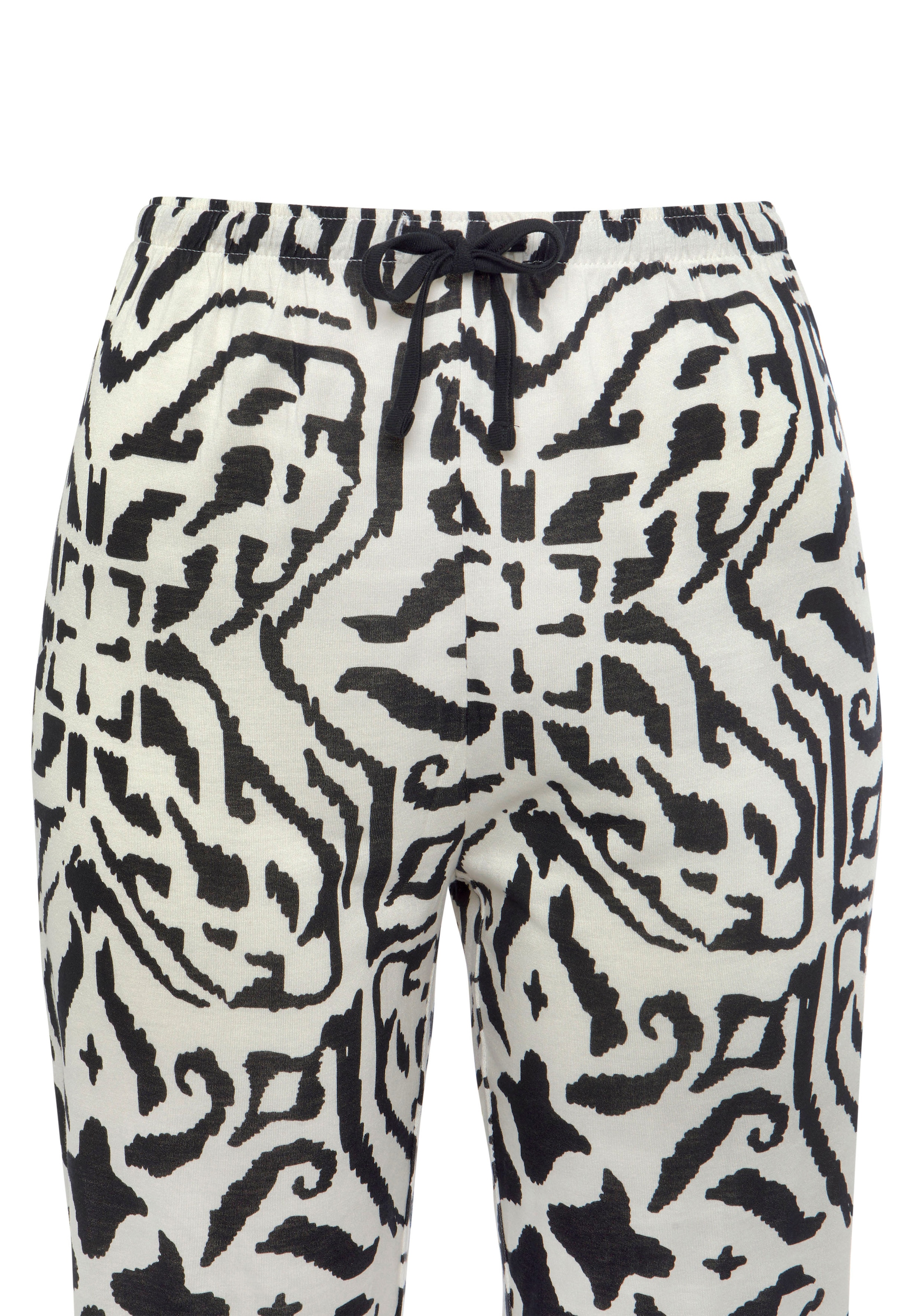 s.Oliver Pyjama 2 tlg. mit floralem Ethno-Muster