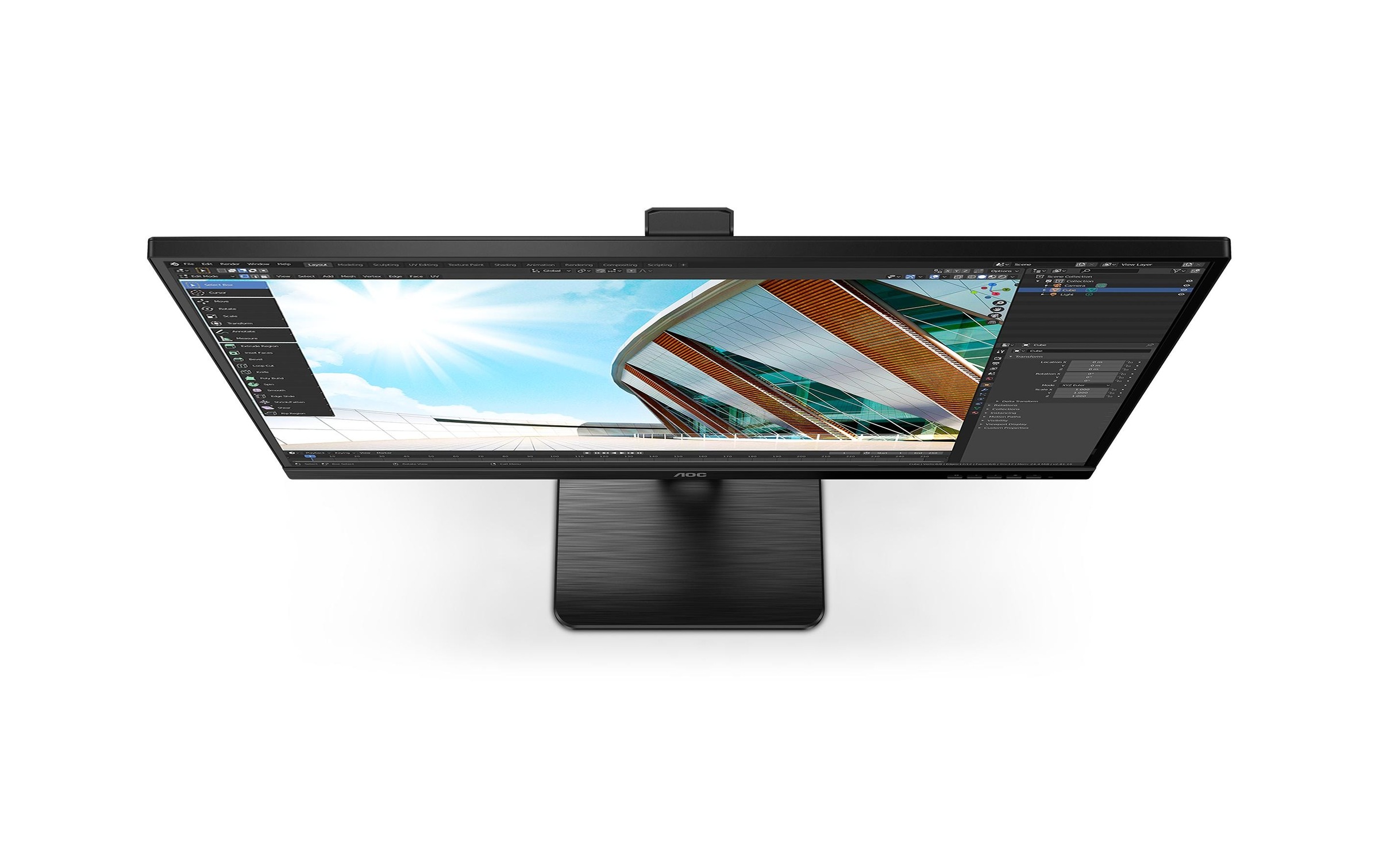 AOC Ergo Monitor »27P2Q« 68,31 cm/27 ″  1920 x 1080 px Full HD 4 Reaktionszeit 75 Hz