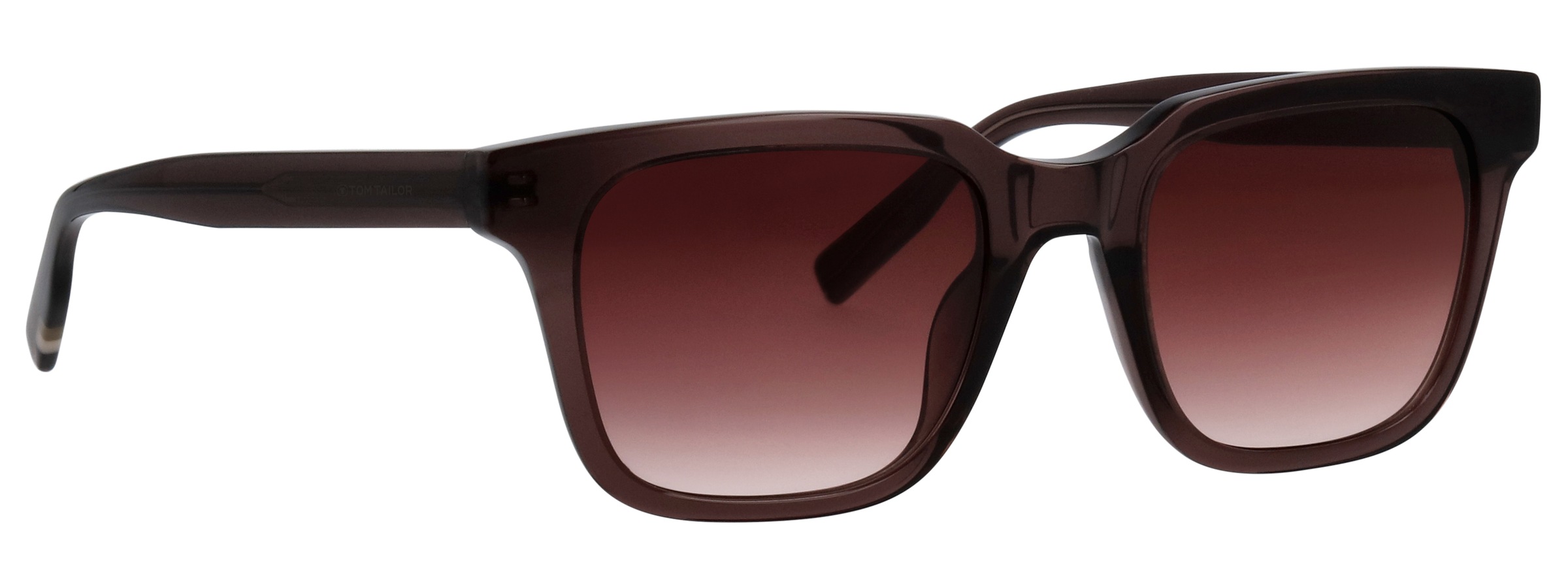 TOM TAILOR Sonnenbrille »Modell 676013« Form Karree/Eckig, Logoschriftzug auf Bügel, Kunststofffassung