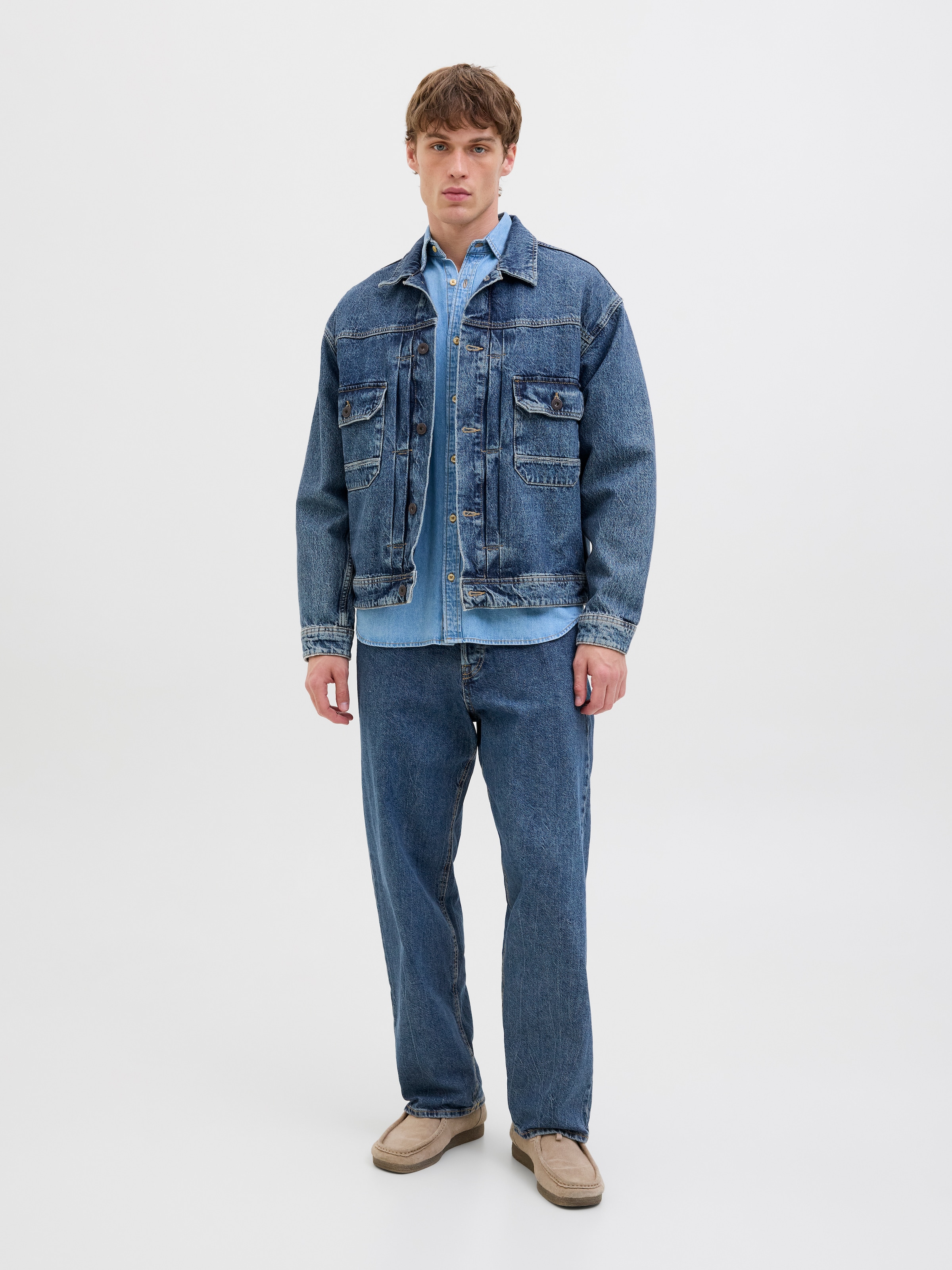 Jack & Jones Jeans Relax-fit »JJIALEX JJORIGINAL SQ 738« coton, baggy fit