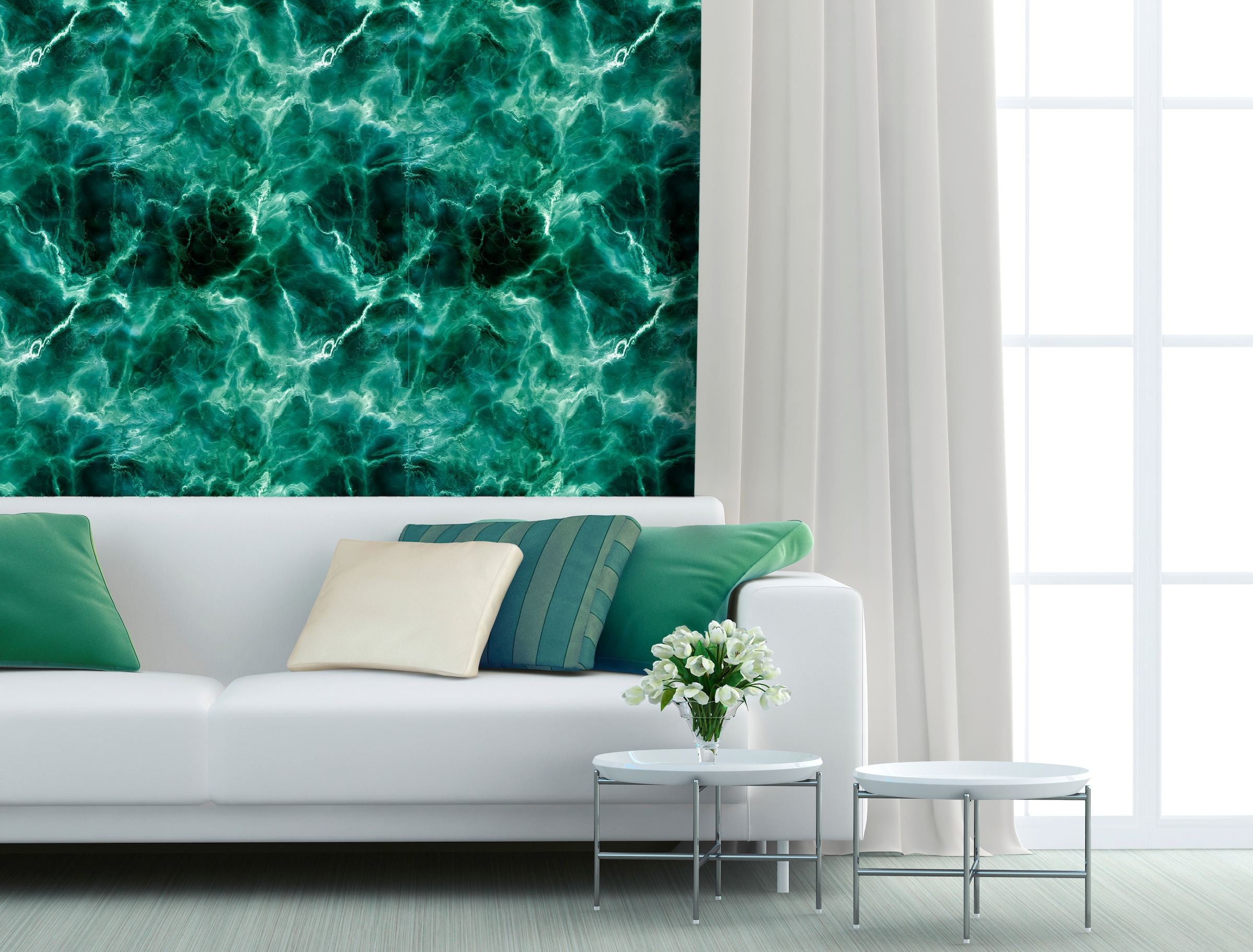 queence Papier peint vinyle »Ubbeaqu« Aspect pierre | Effets d'abrasion | couleurs unies | faire le ménage | imprimé | minimaliste 90x250cm, selbstklebend, kinderleichte Anbringung, , Sticker