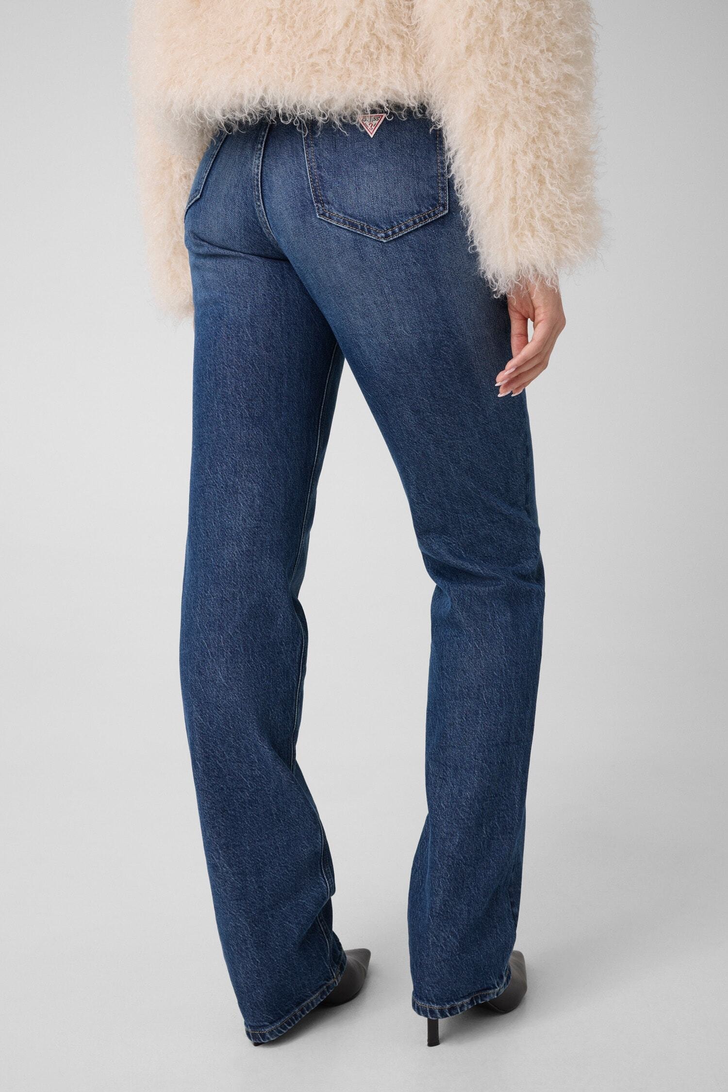 Guess Jeans droit »ICONIC STRAIGHT TALL« aus Baumwoll-Lyocell-Mix