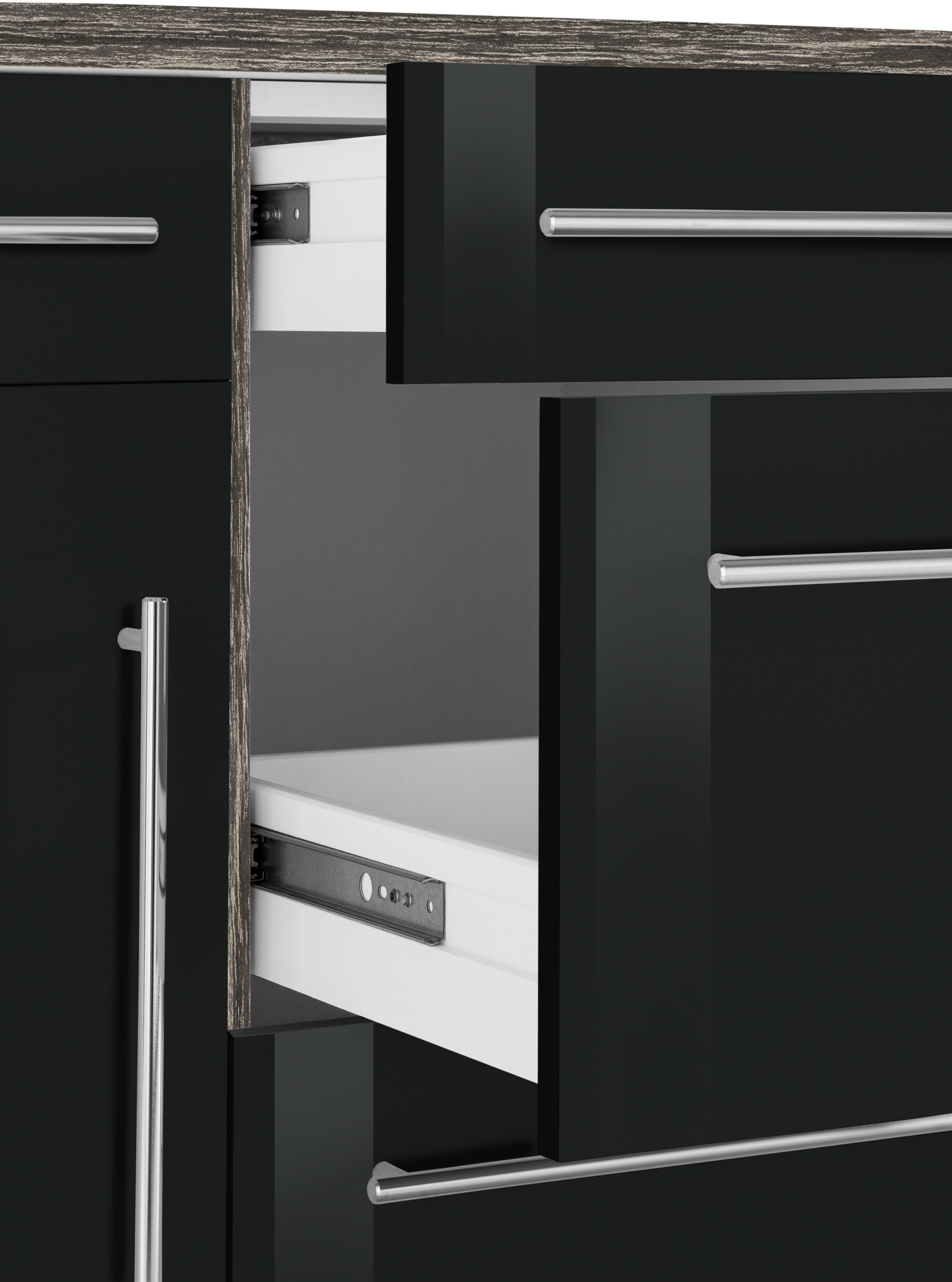KOCHSTATION Armoire basse »KS-Samos« largeur 150 cm