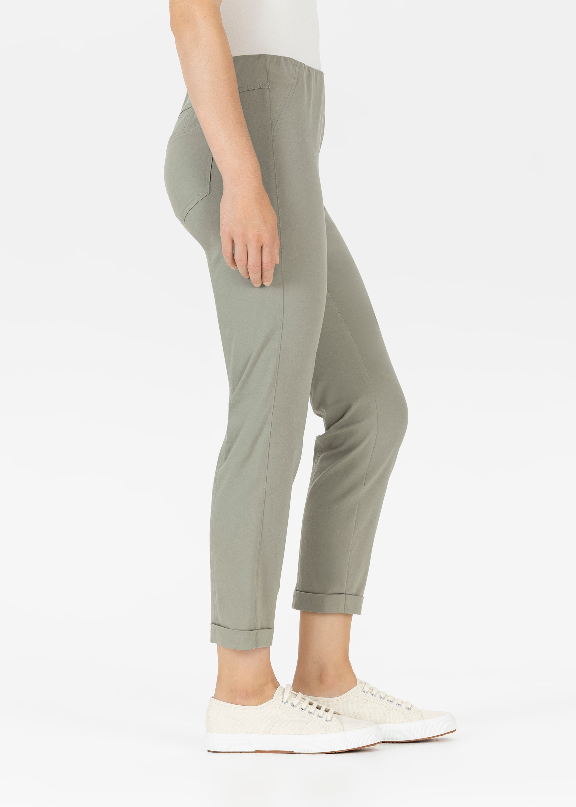 Stehmann Pantalon en tissu »Sylvia-680«  3/4-Hose mit schmalem Bein