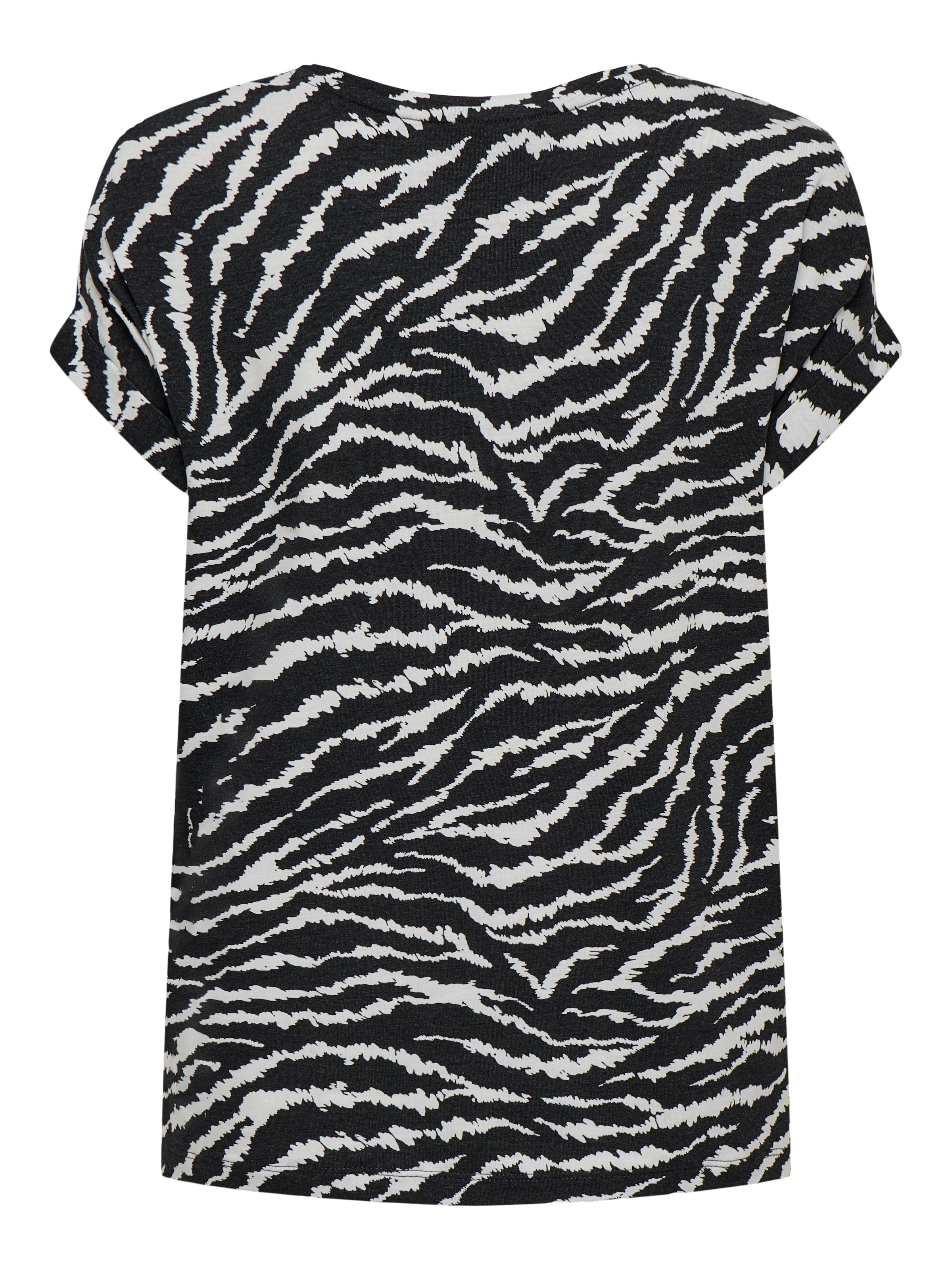 ONLY Kurzarmshirt »ONLMOSTER – Shirt mit Animal-Print und lockerem Schnitt«, animal-print, modisch, loose fit, Viskosemischung, Rundhals
