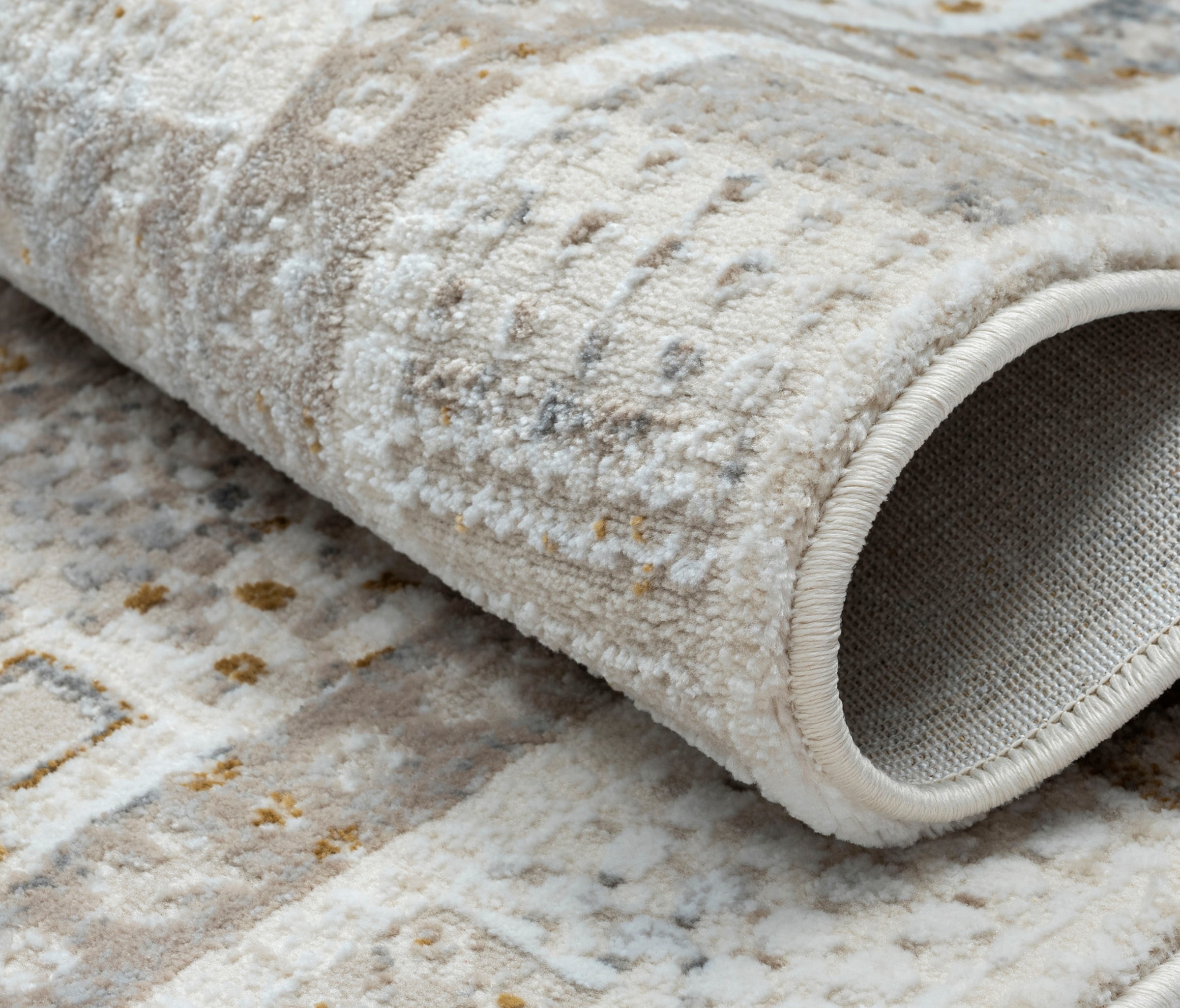 Myflair Möbel & Accessoires Tapis »My Kashkuly« Rectangulaire 10 mm Höhe Kurzflor, Retro-Style, besonders weich durch Microfaser, mit Fransen