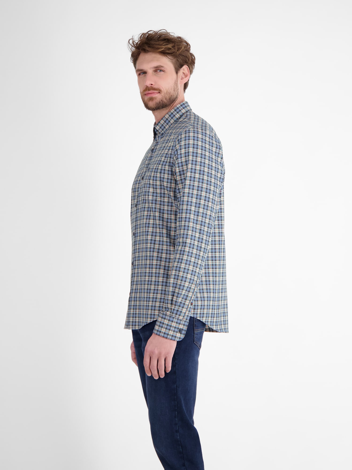 LERROS Karohemd »LERROS Kariertes Herrenhemd, sportiv und stilbewusst«