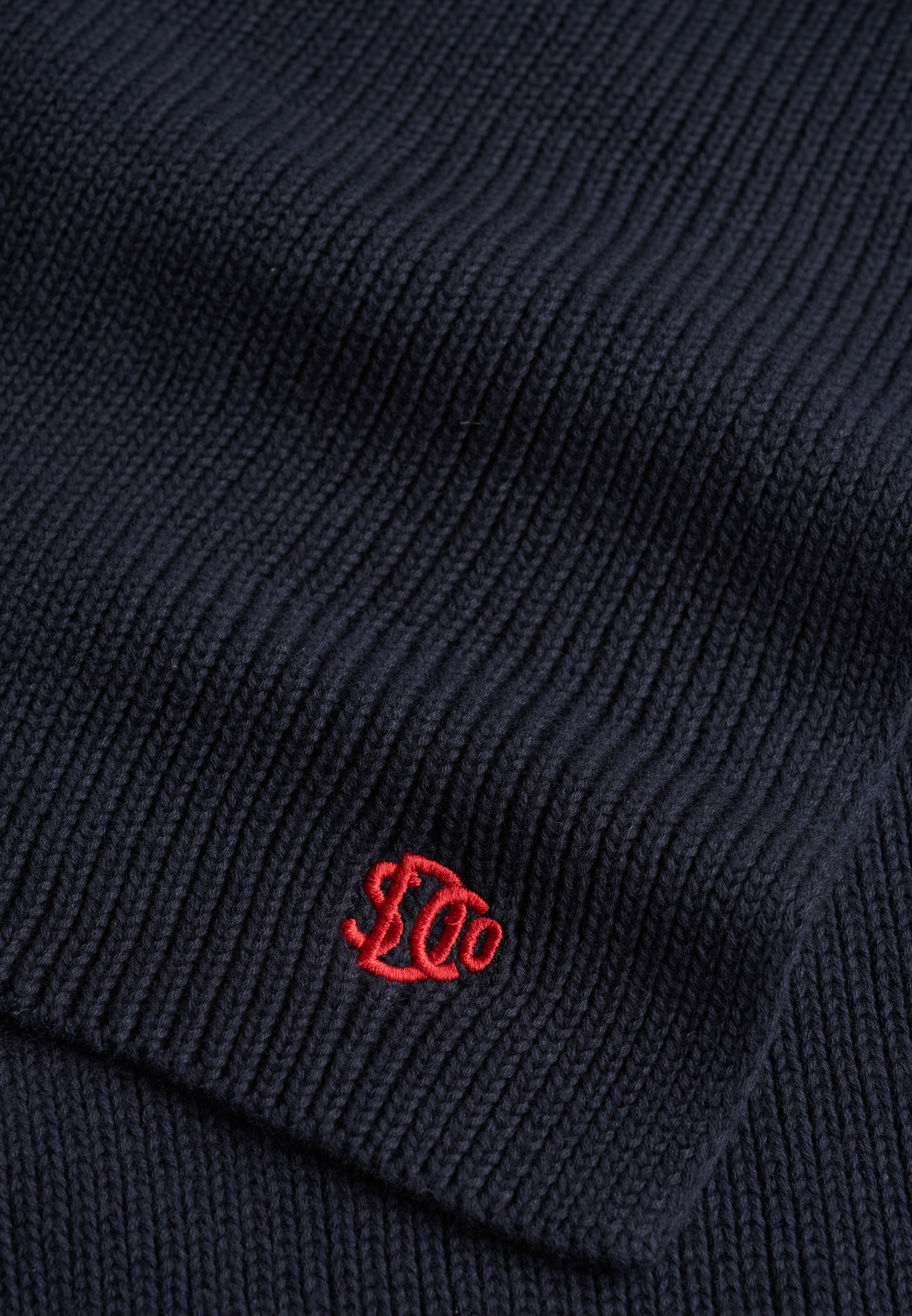 Superdry Strickschal »SD LOGO KNITTED SCARF« Materialmix, regular fit