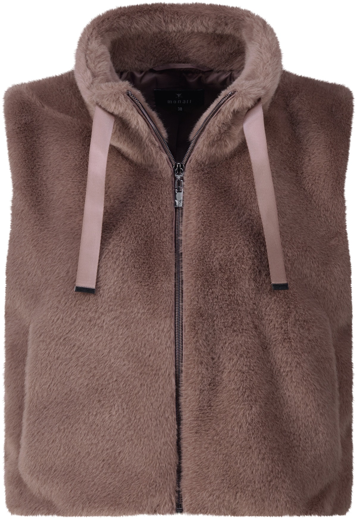 Monari Fellimitatweste »Weste fake fur« Regular fit mit Stehkragen