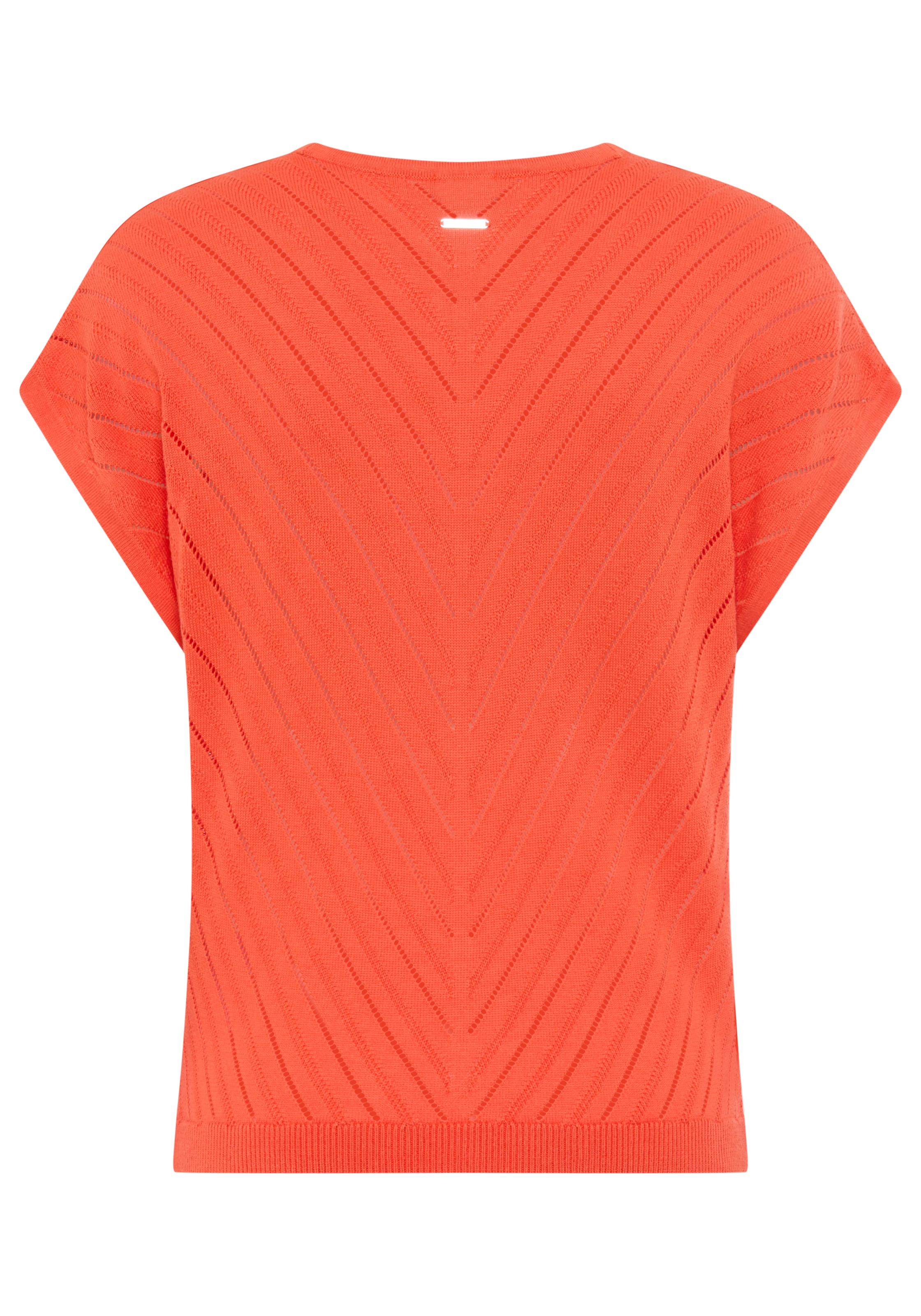 Laura Scott Veste en tricot mit modernen Struktur und femininen V-Ausschnitt