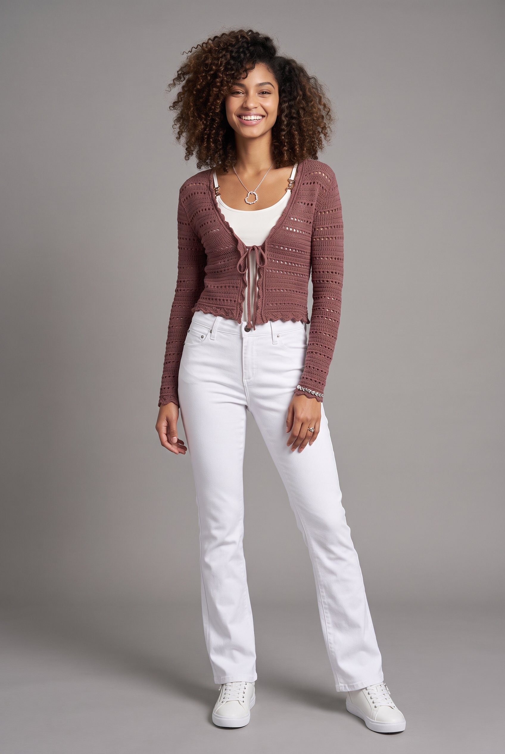Aniston CASUAL Jeans bootcut en longueur non cheville
