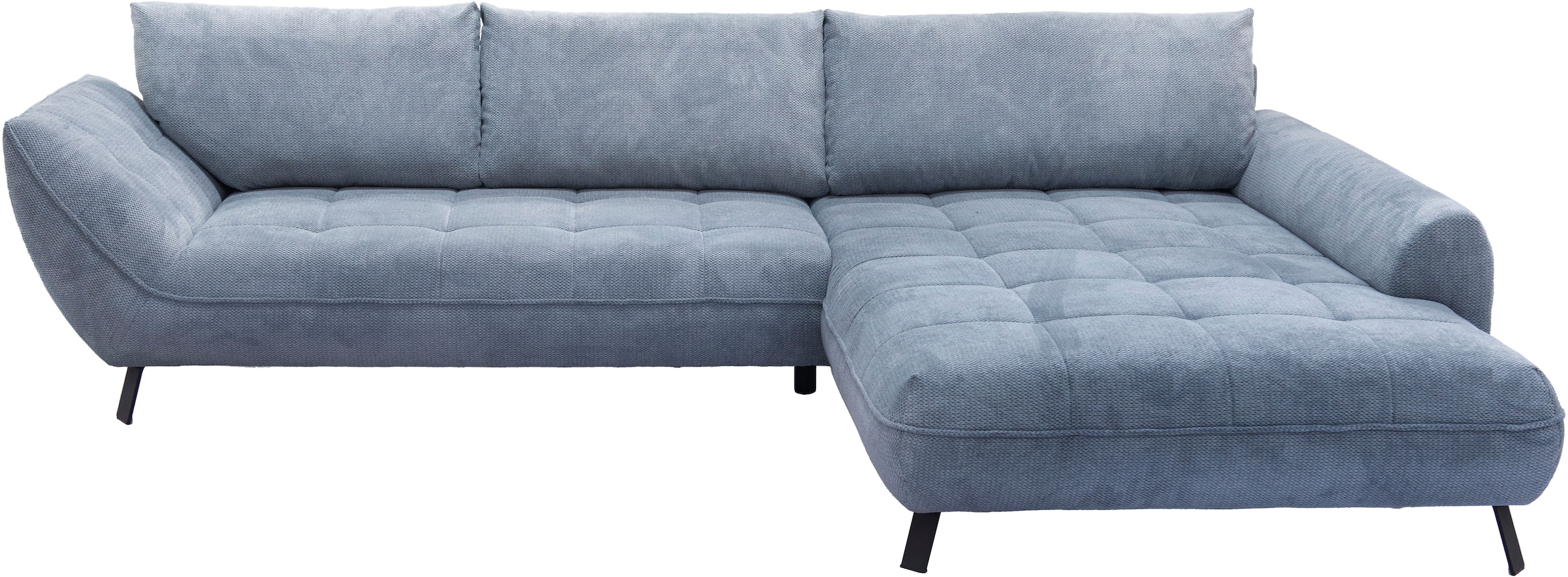 exxpo - sofa fashion Ecksofa »Biarritz modern und elegantes Mega Sofa mit tollem Sitzkomfort, L-Form« XXL– Longchair Ecke in hochwertiger Verarbeitung, Stellmasse 324x203 cm