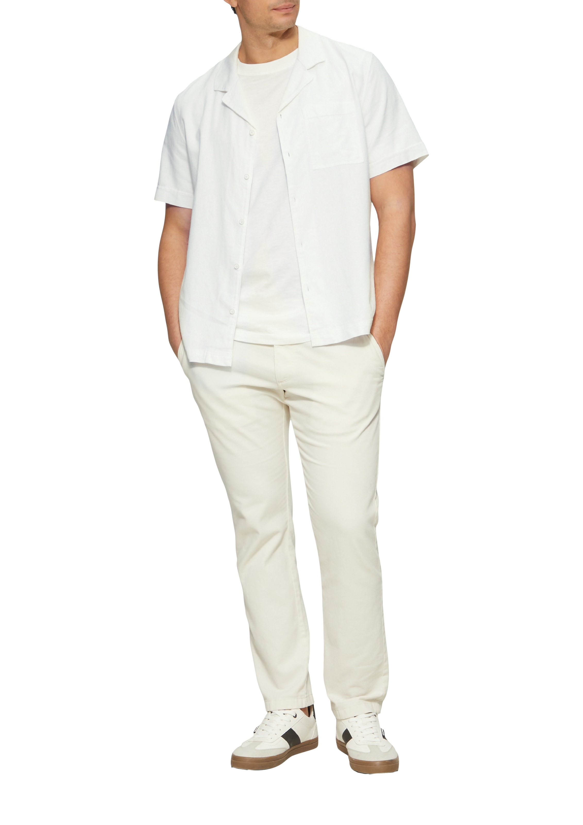 s.Oliver Chemise à manches courtes mit Struktur Muster