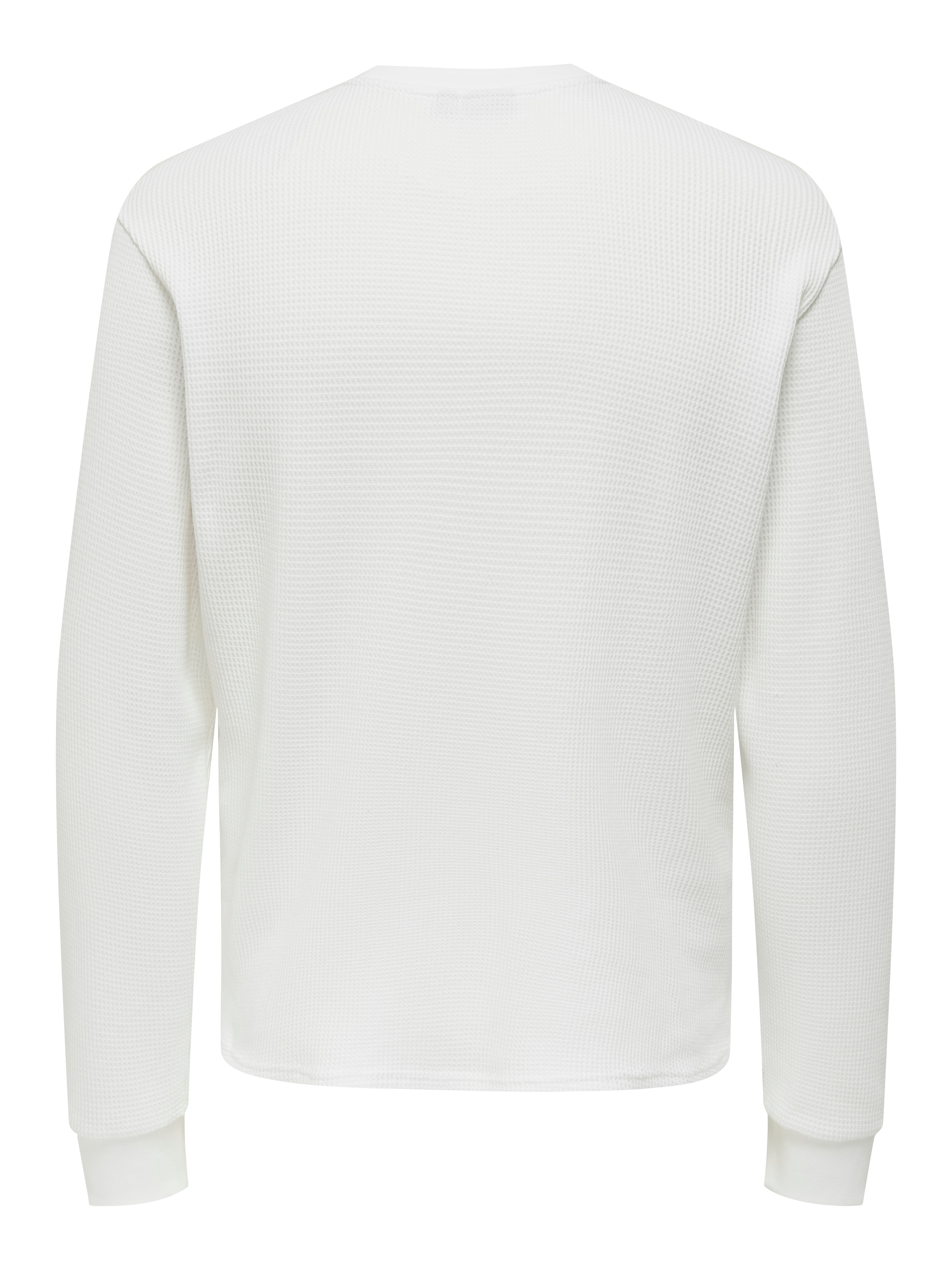 ONLY & SONS T-shirt à manches longues »ONSTOBIE REG LS HENLEY TEE NOOS« mélange coton, coupe régulière