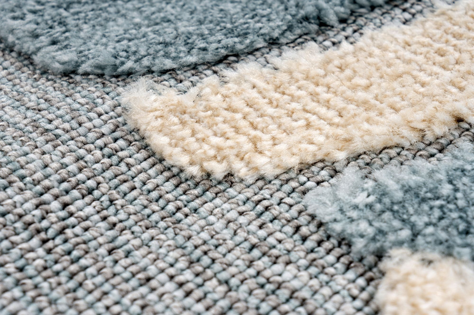 Kayoom Tapis pour enfants »Modena 416« Rectangulaire 11 mm Höhe auch in rund, Kurzflor, Hoch Tief, mit Fransen