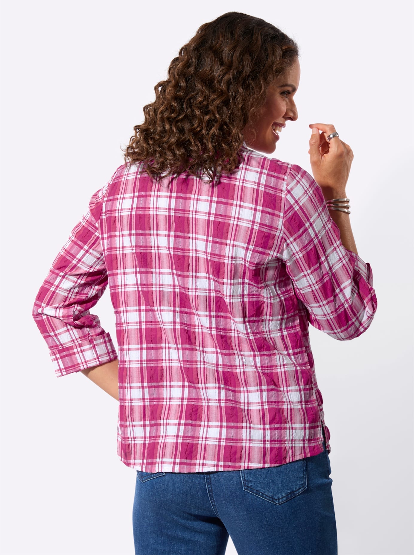 Casual Looks Blouse à carreaux