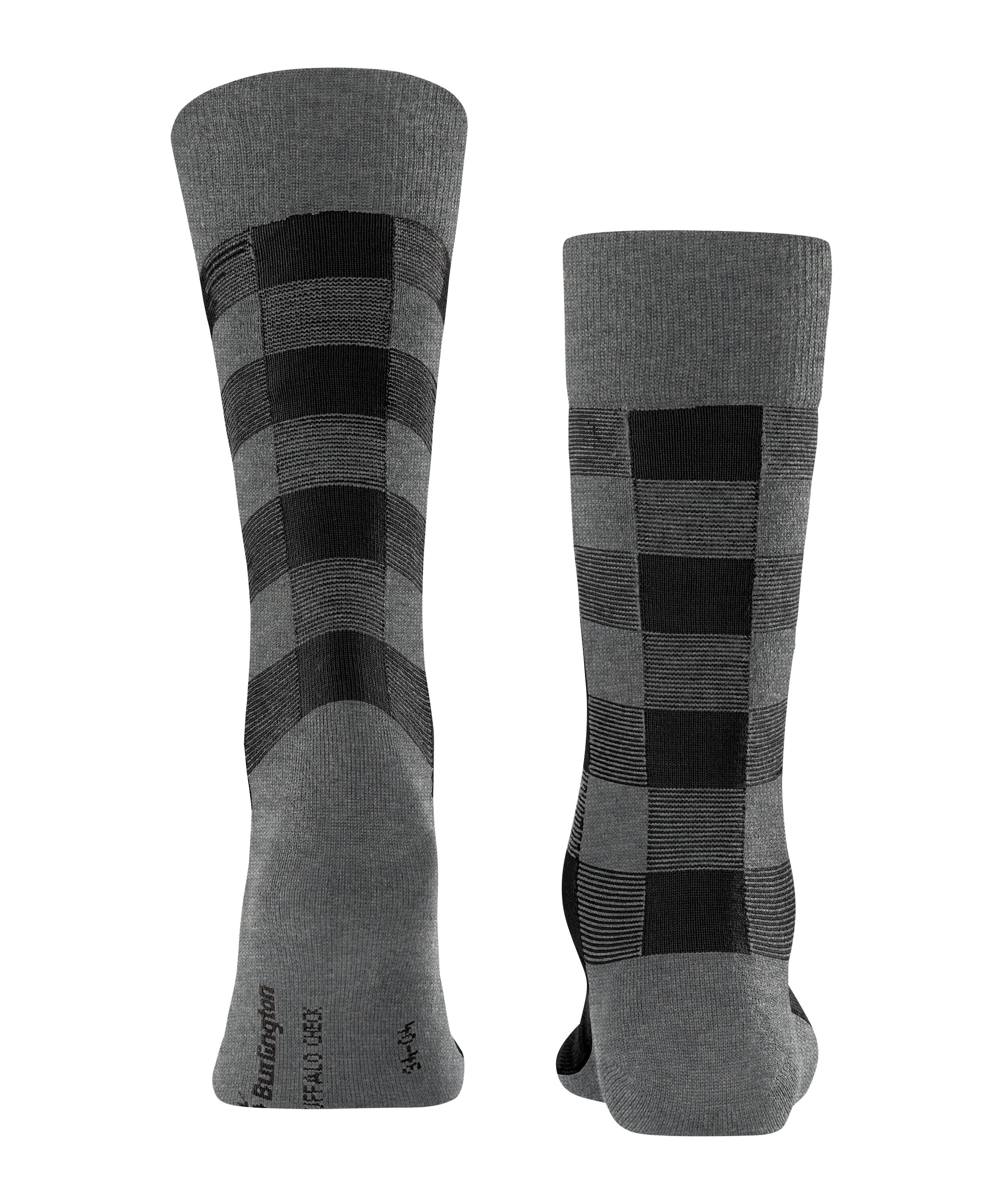 Burlington Chaussettes »Buffalo Check« taille unique 40-46, mélange laine chaud, carreaux bûcheron