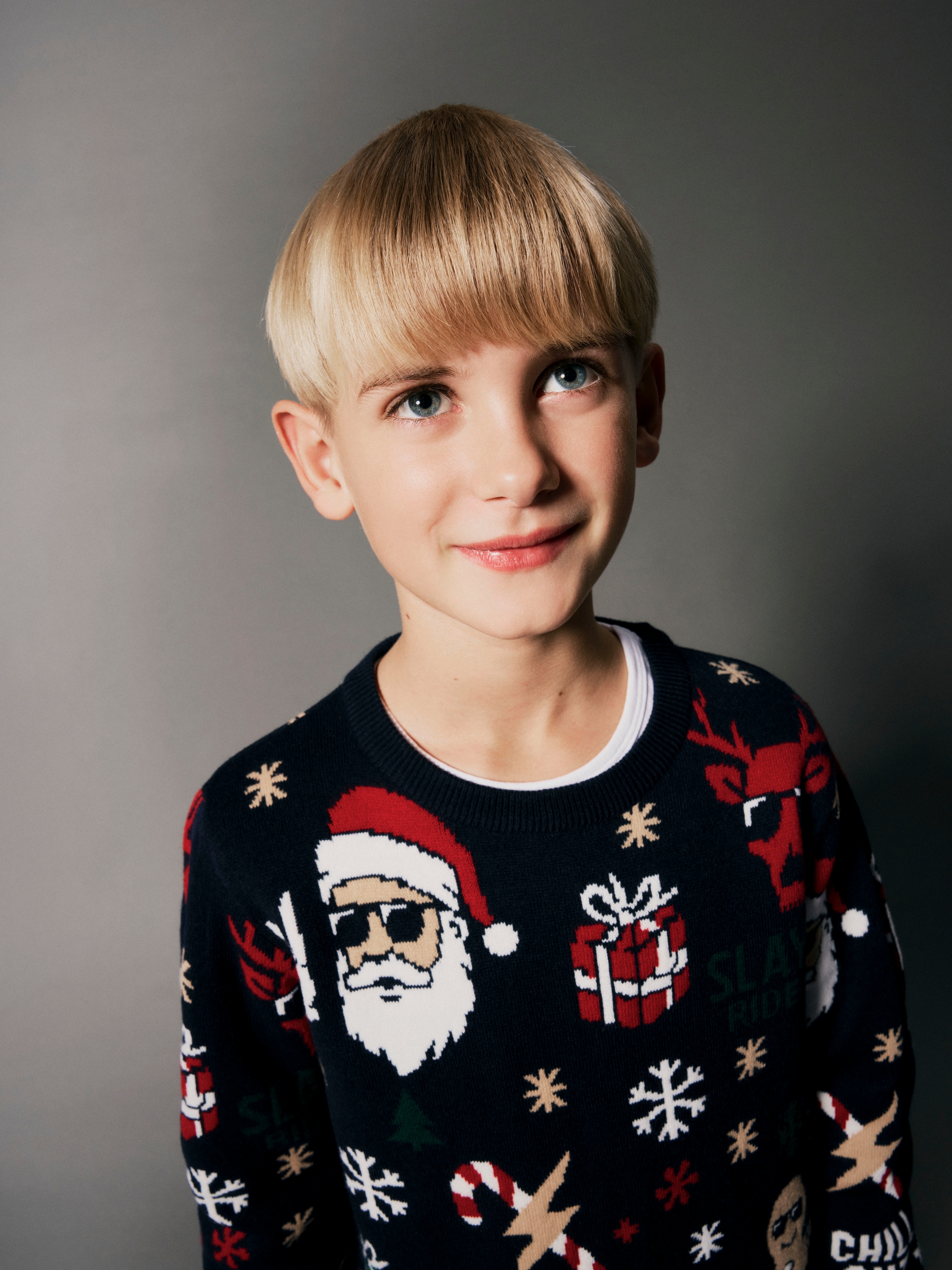 Name It Pull de Noël »NKMRICO LS LOOSE KNIT« Weihnachten, Kunstfaser, normal geschnitten