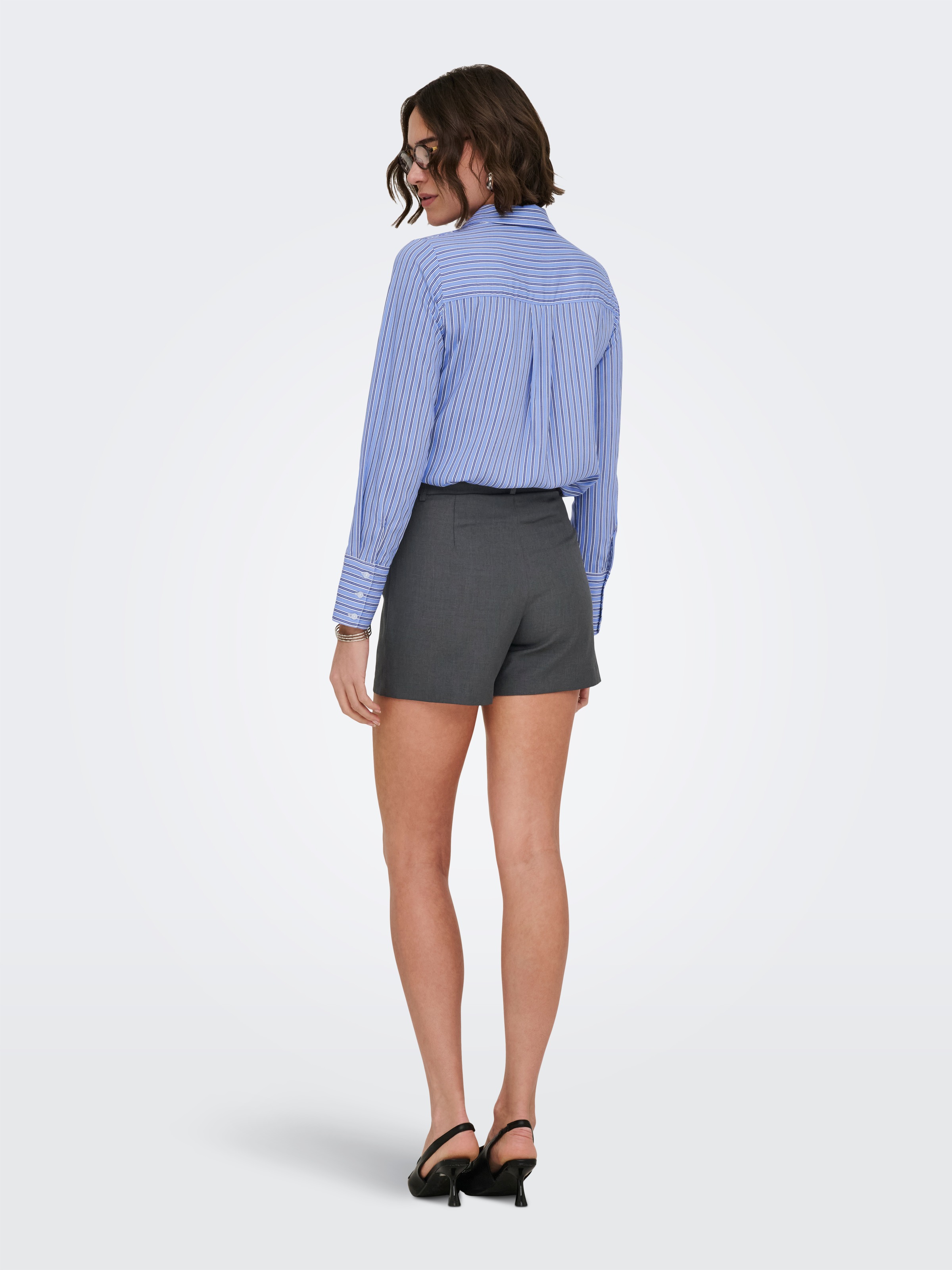ONLY Jupe-culotte »ONLLINDA HW MEL SKORT TLR NOOS« mélange de matériaux
