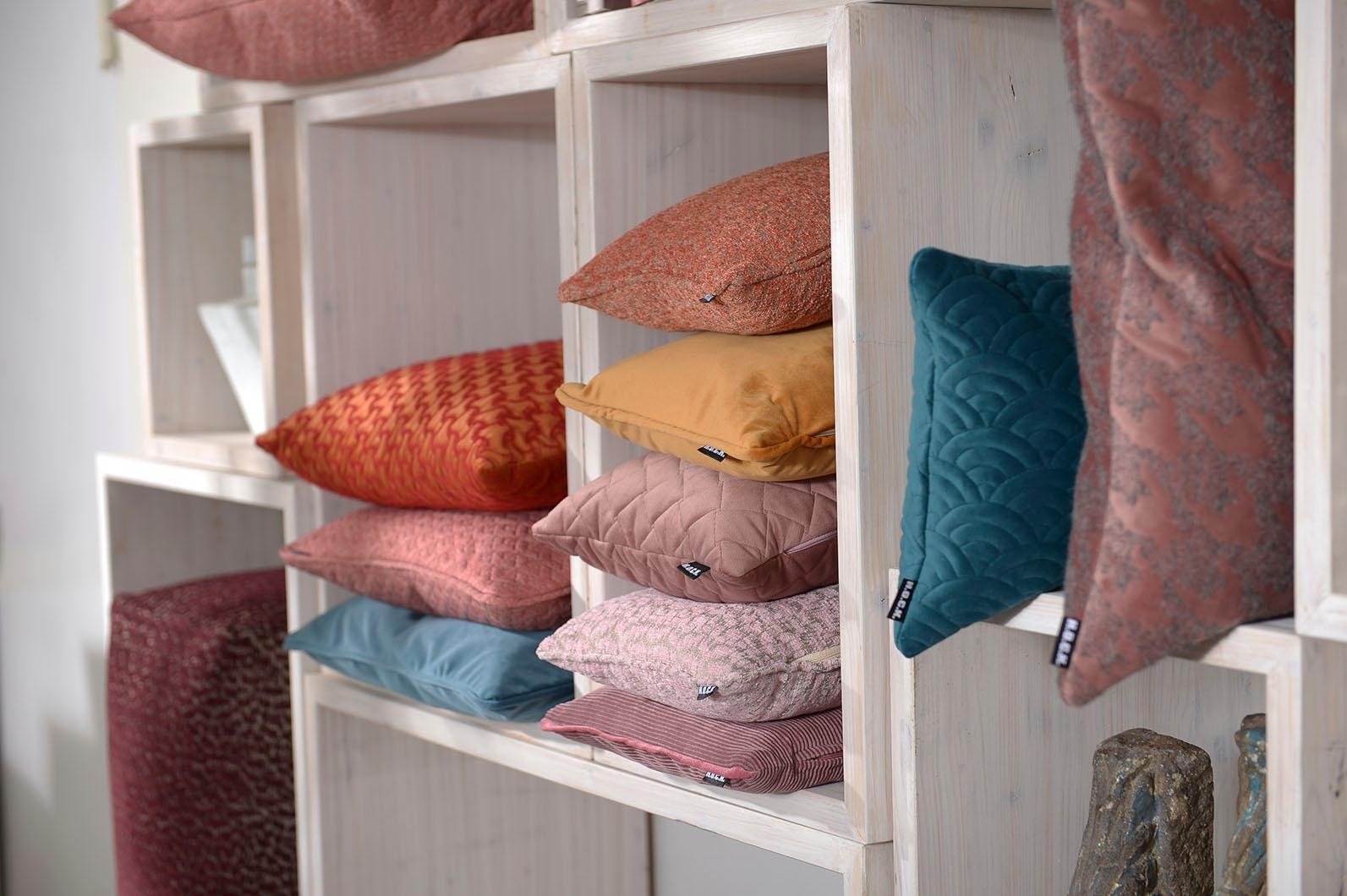 H.O.C.K. Dekokissen »Puno« mit rosa Muster, Kissenhülle mit Füllung, 1 Stück