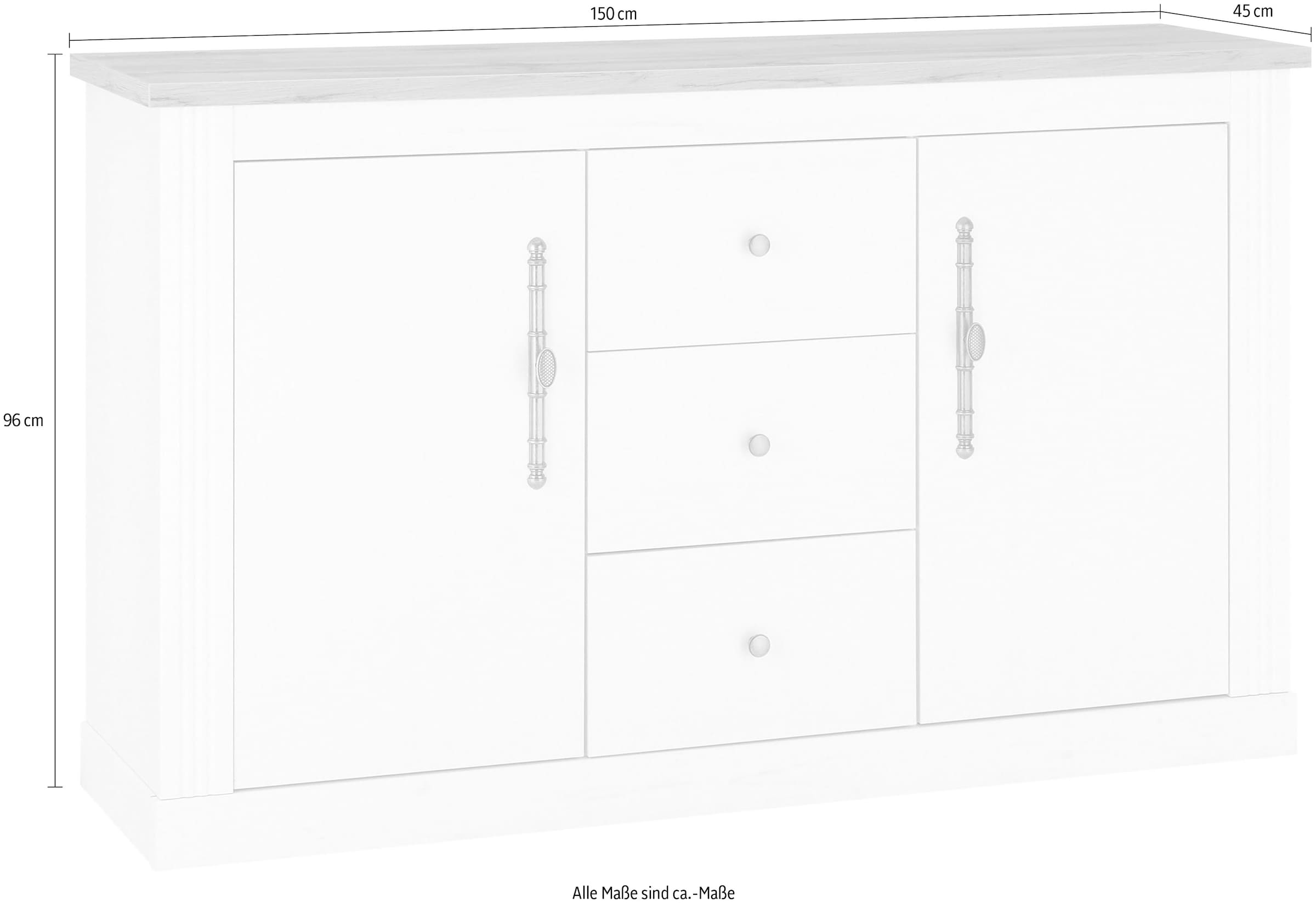 GOODproduct Sideboard »WESTMINSTER TOPSELLER!« Breite ca. 146 cm,  im romantischen Landhausstil