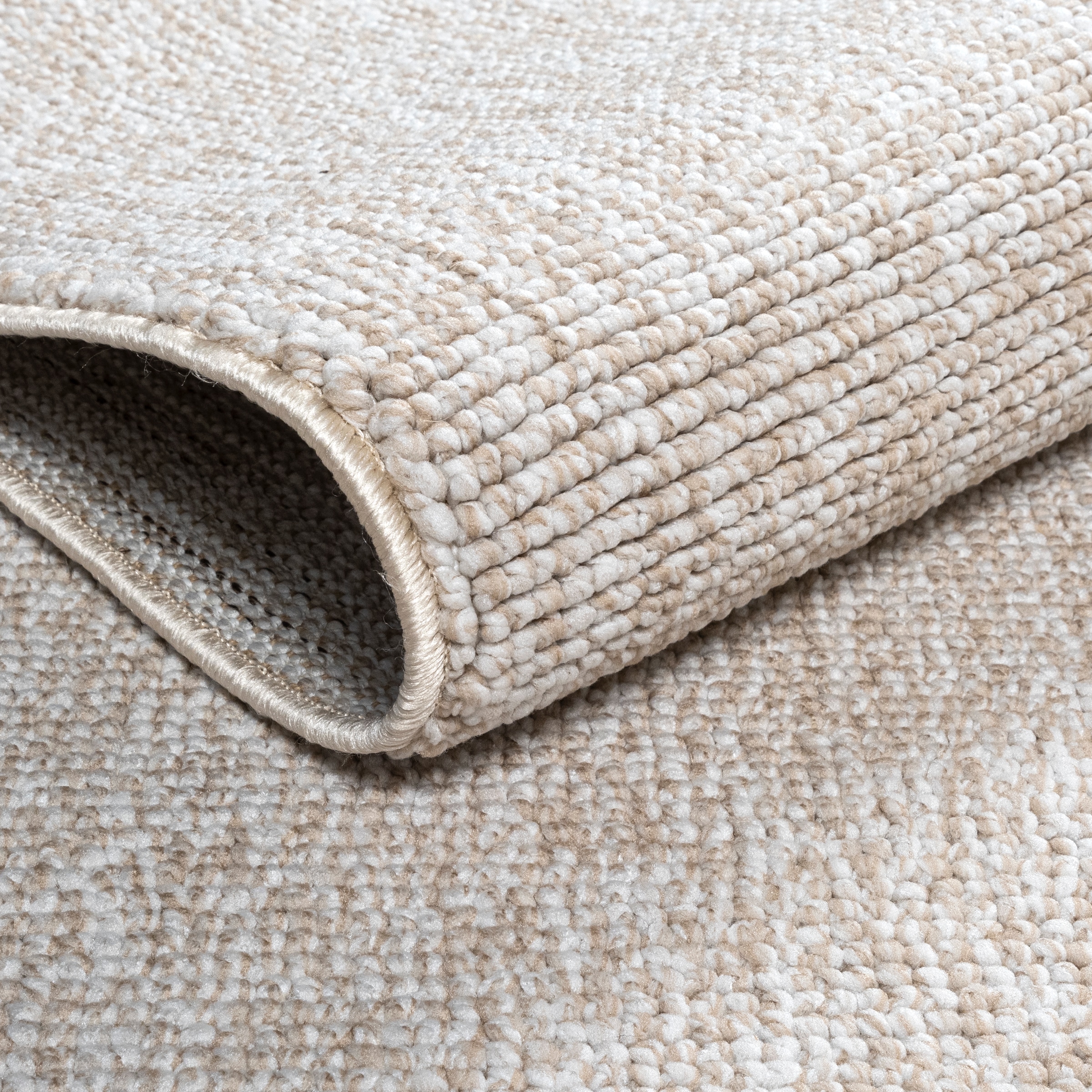 Sanat »Lora Plus , auch als Läufer« rechteckig 5 mm Höhe Kurzflor, uni, gekettelt, Wohnzimmer, Kinderzimmer