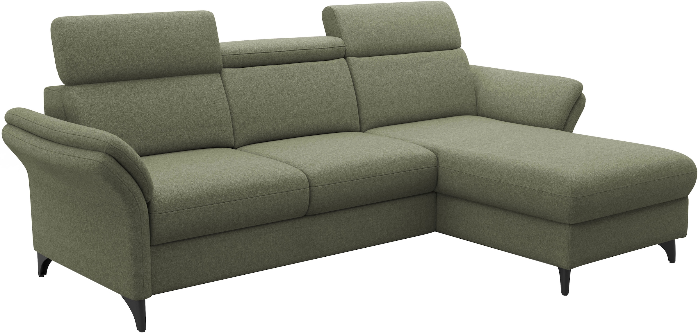 sit&more Canapé d'angle »Glendale, L-Form« inkl. Kopfteilverstellung, wahlweise mit Vorziehsitz und Bettkasten