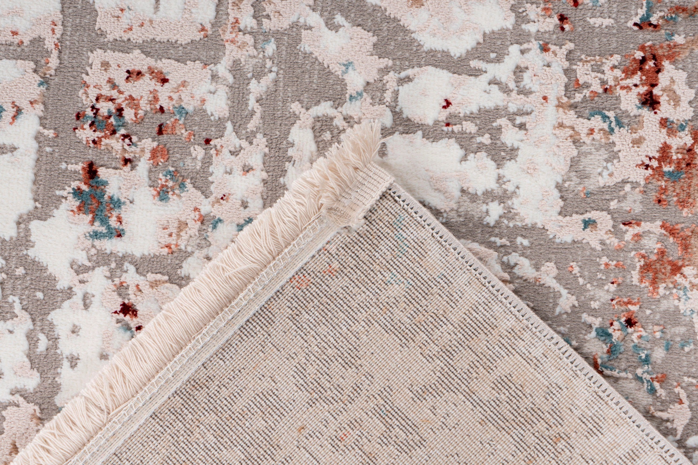 calo-deluxe Teppich »Miran 135« rechteckig 12 mm Höhe Vintage Design, mit Fransen, Wohnzimmer