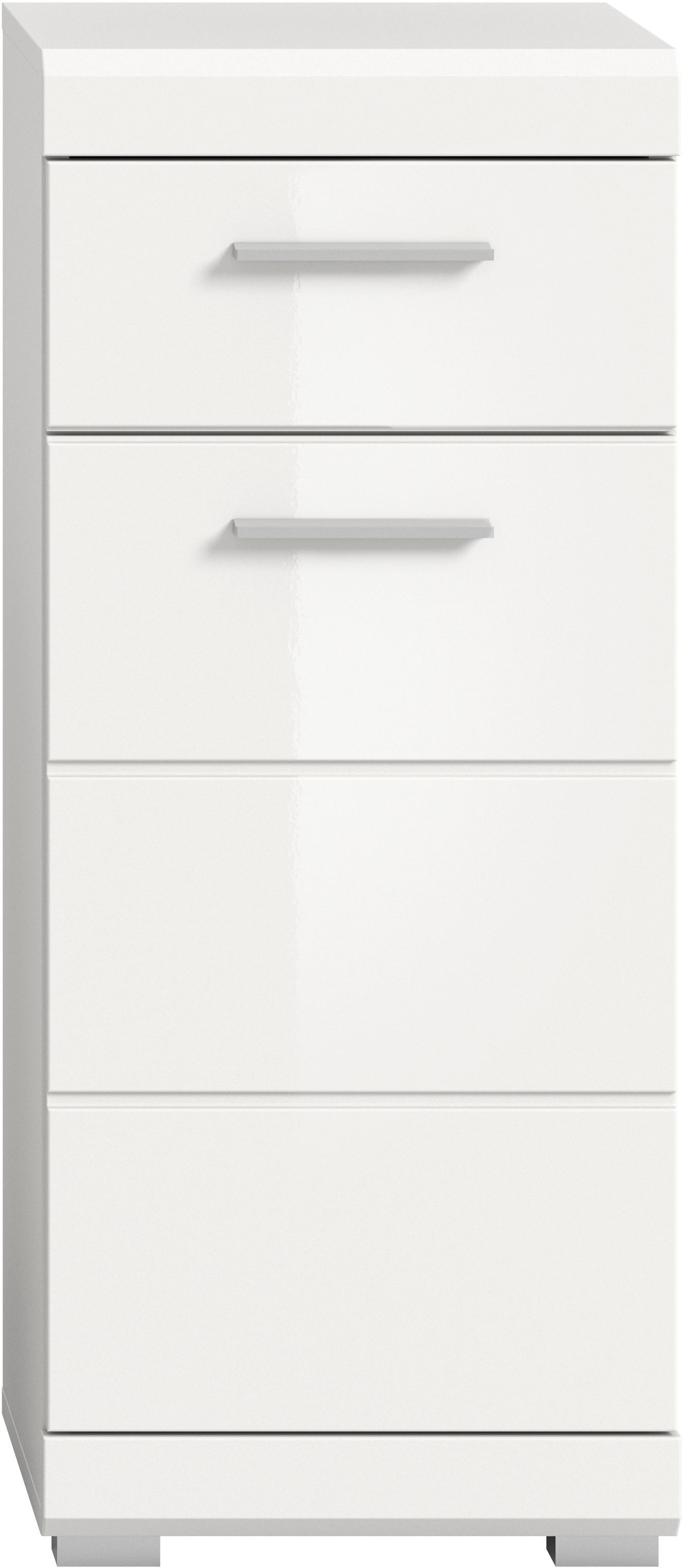 welltime Armoire basse »SIENA, Breite 37cm, 1 Tür, 1 Schubkasten, 2 Fächer, MDF-Front« BEST-SELLER !, 1 cuis tlg. disponible en plusieurs couleurs, meubles de salle de bain, armoire de salle de bain, commode, salle de bain